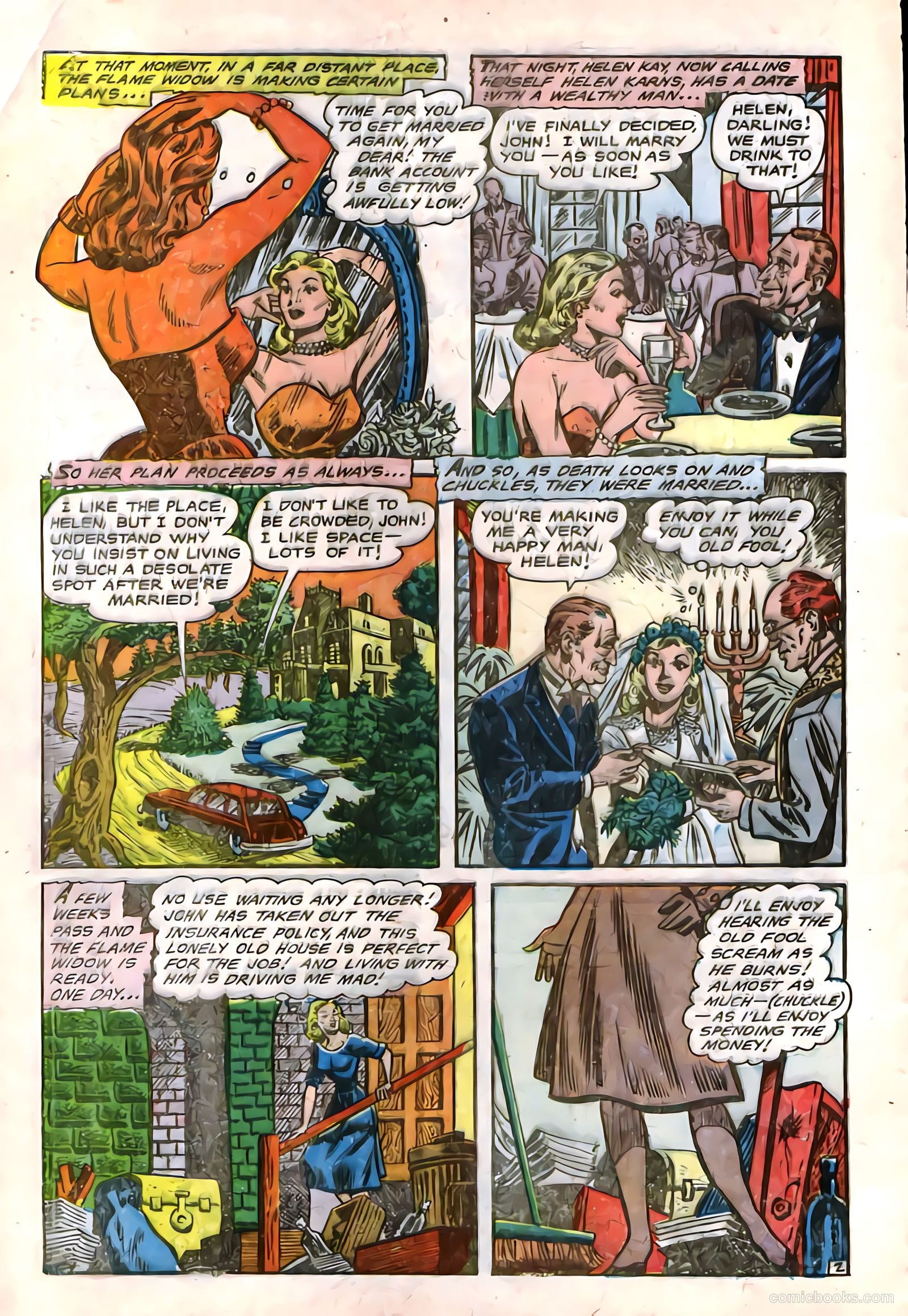 Strange Mysteries #14 (1953) — page 12 of 36