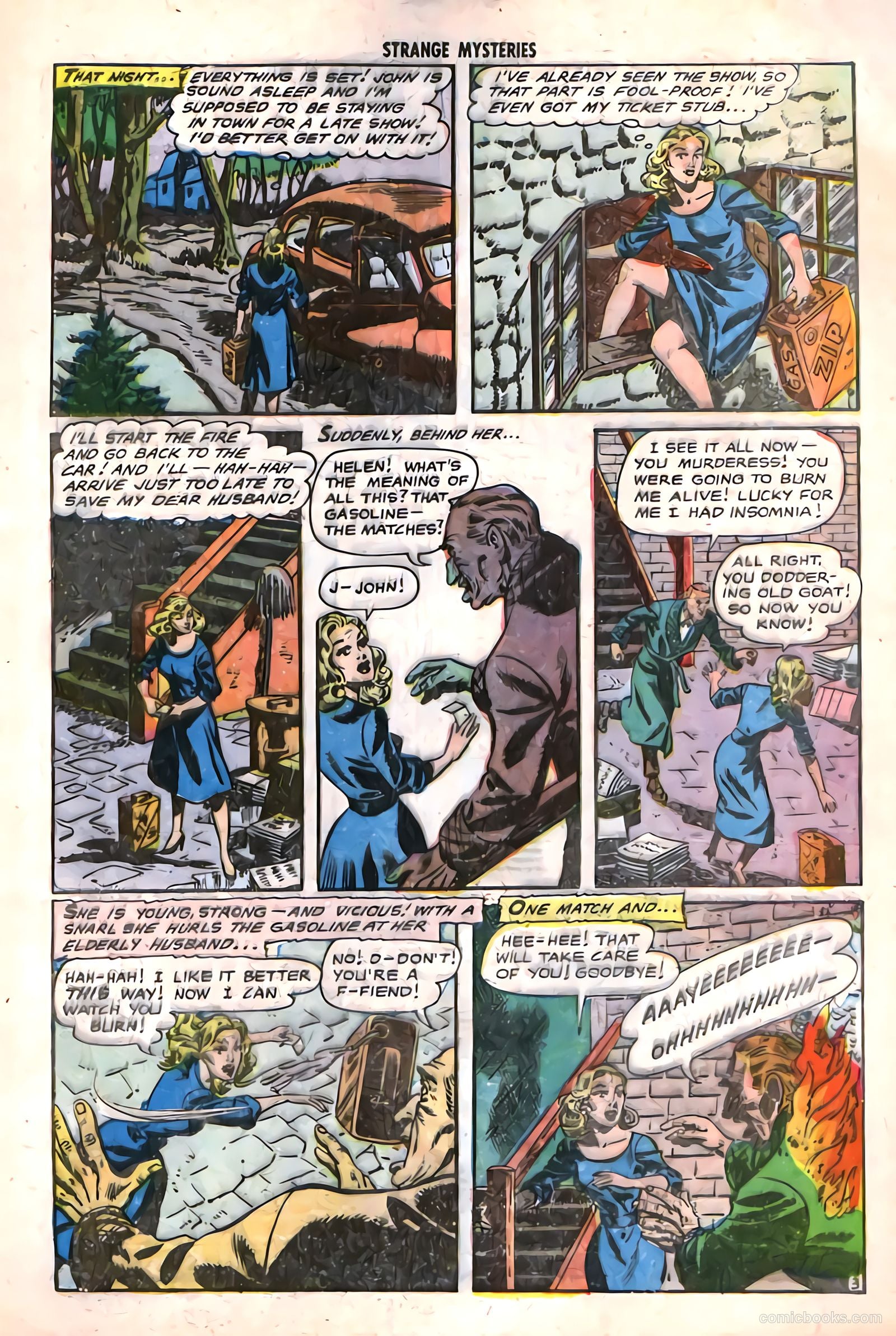 Strange Mysteries #14 (1953) — page 13 of 36