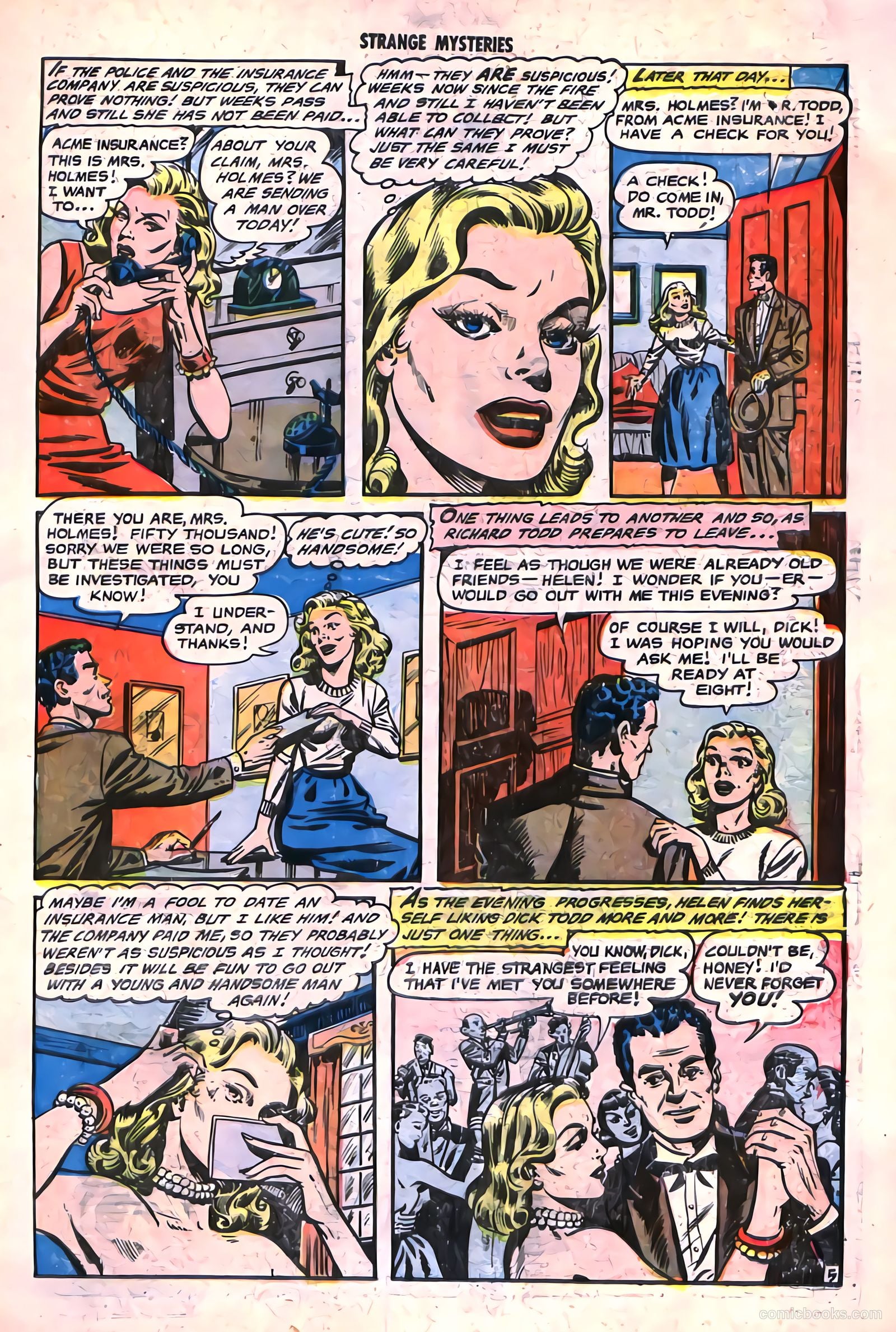 Strange Mysteries #14 (1953) — page 15 of 36