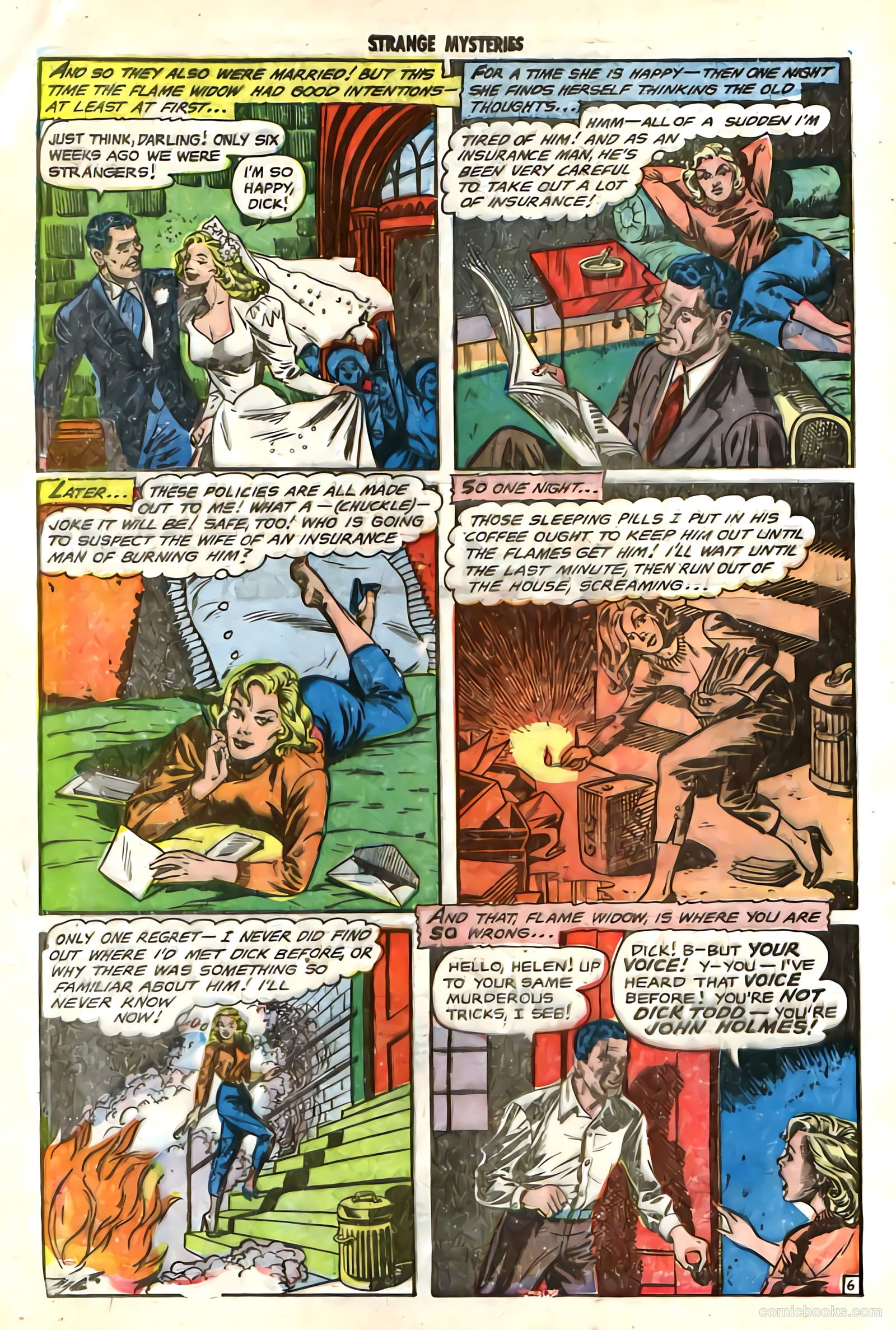 Strange Mysteries #14 (1953) — page 16 of 36