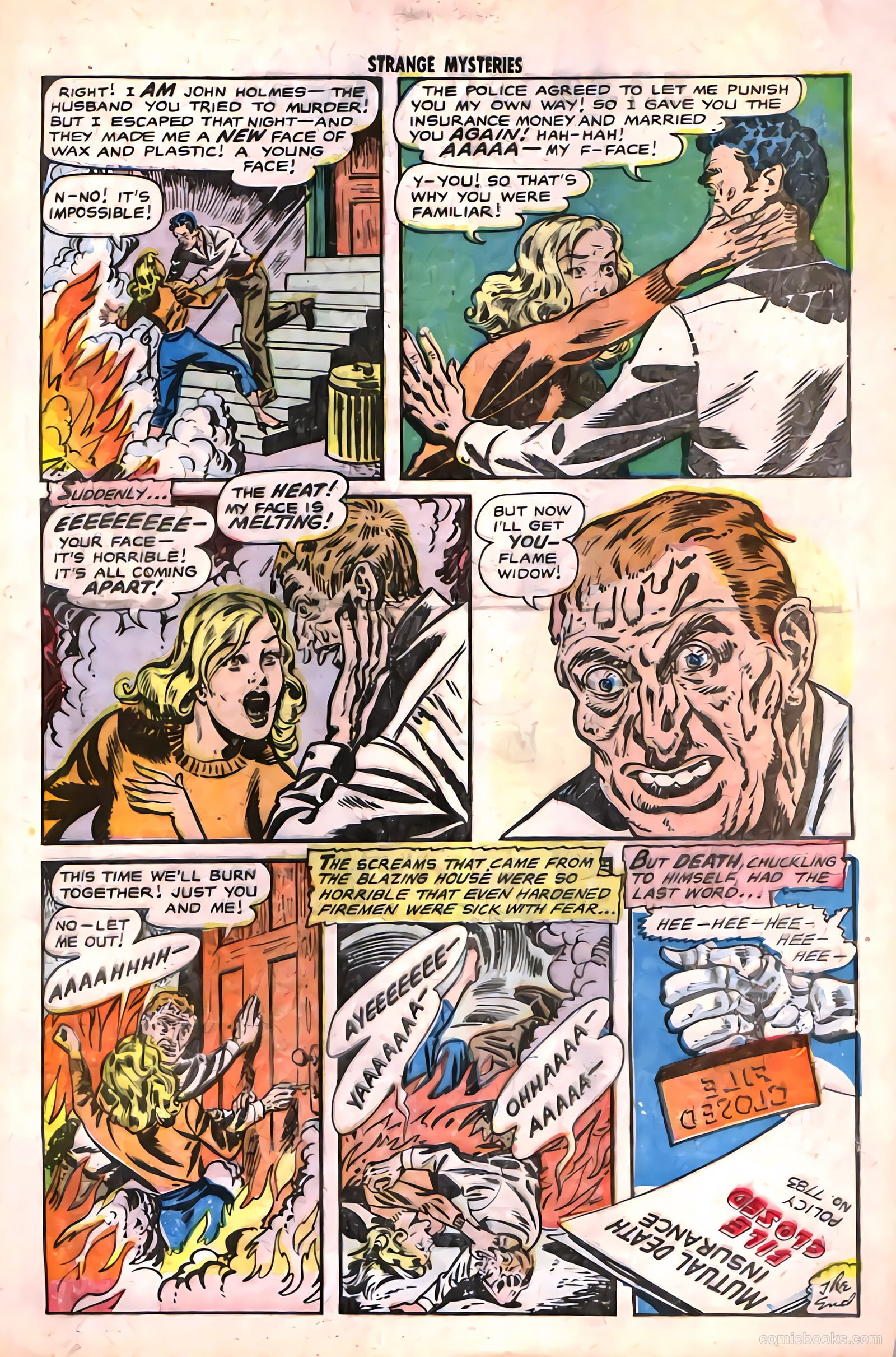 Strange Mysteries #14 (1953) — page 17 of 36