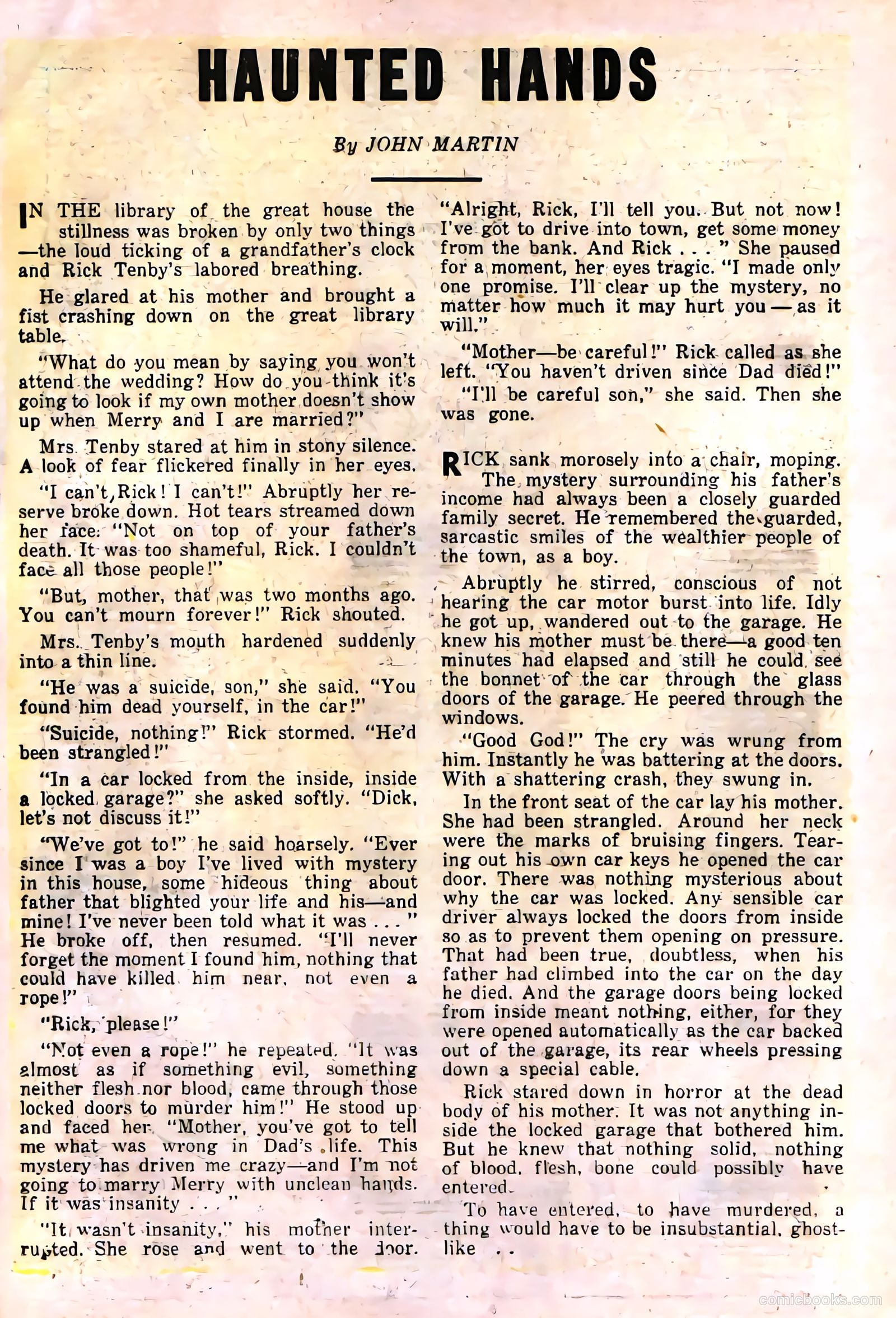 Strange Mysteries #14 (1953) — page 18 of 36