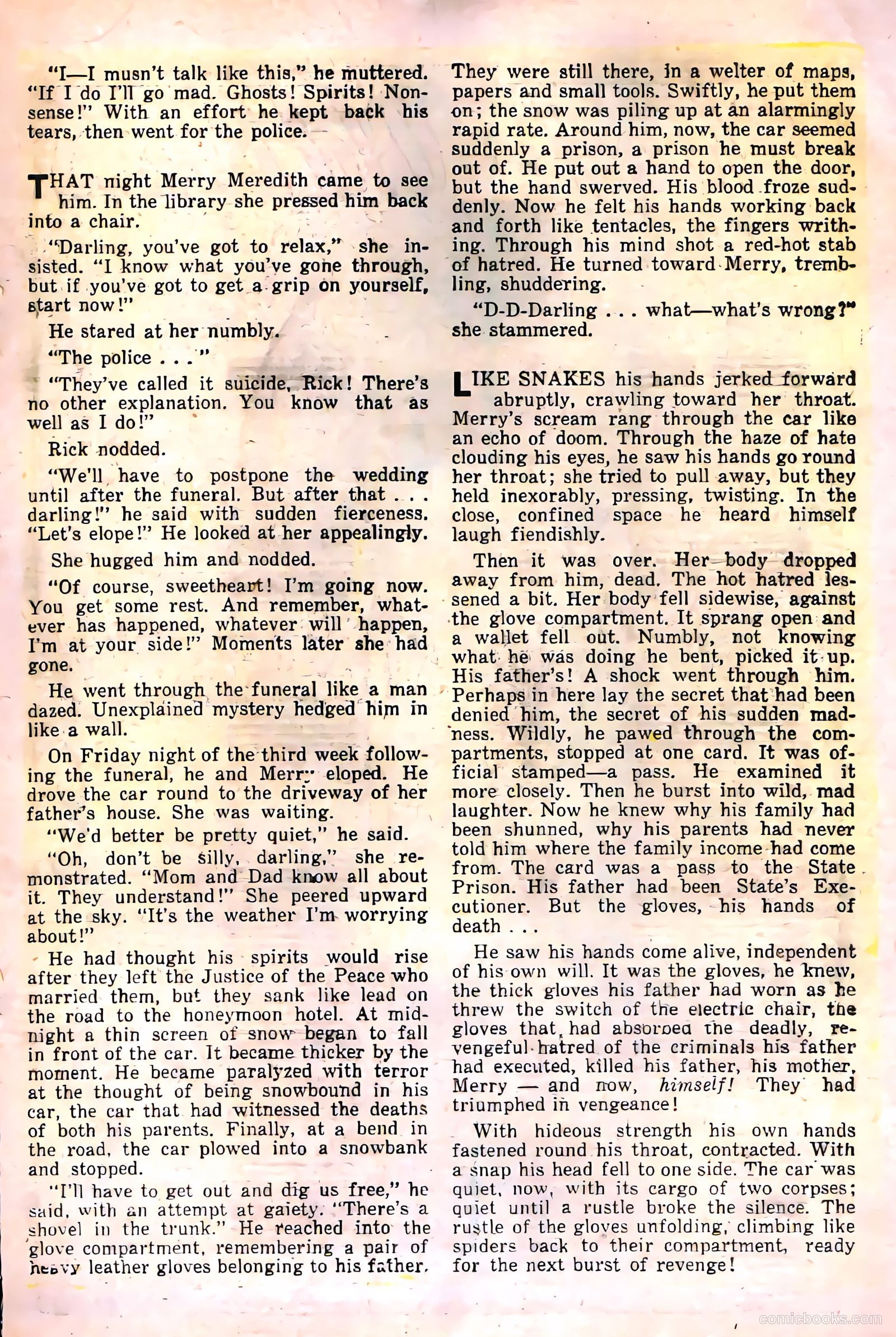 Strange Mysteries #14 (1953) — page 19 of 36