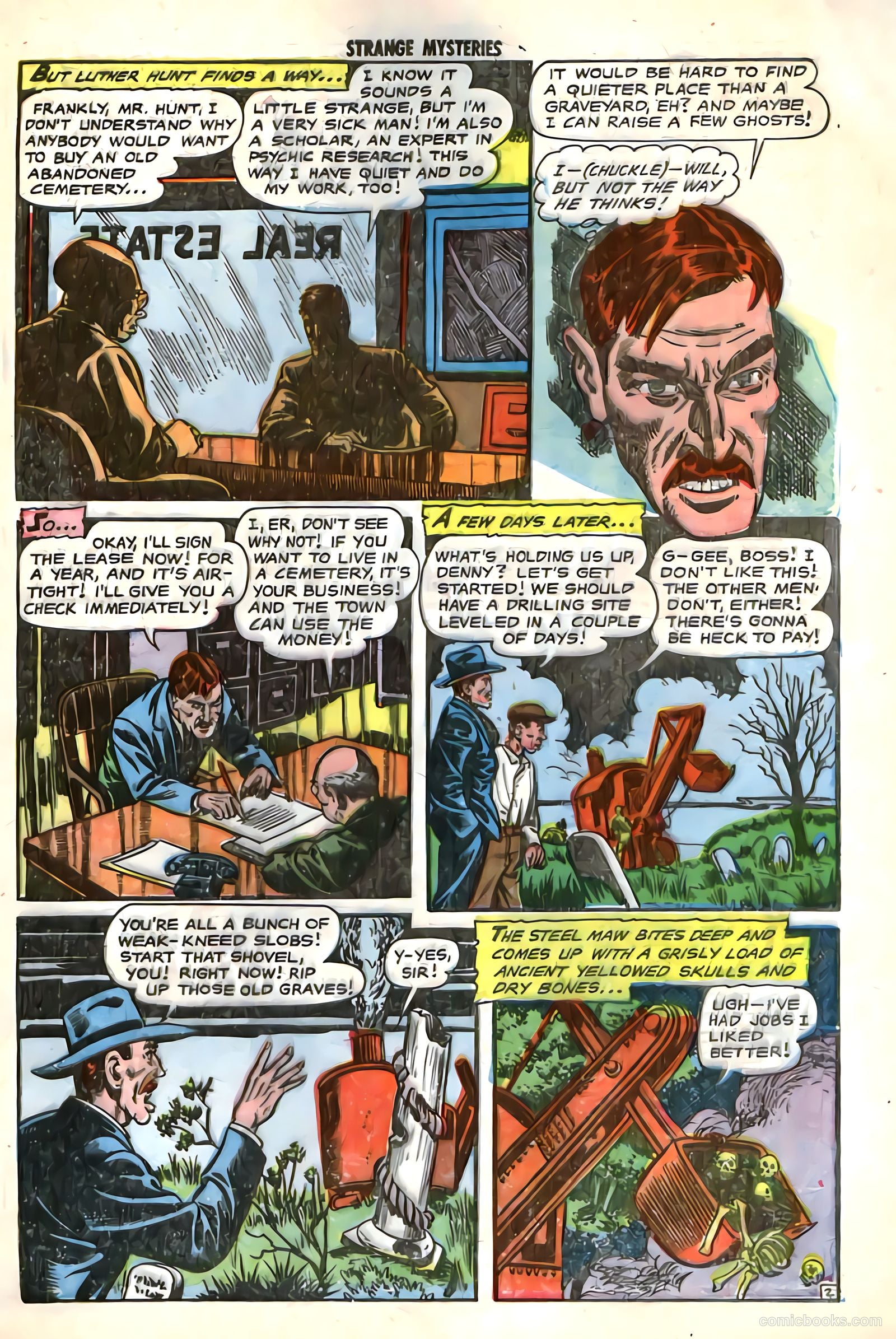 Strange Mysteries #14 (1953) — page 21 of 36