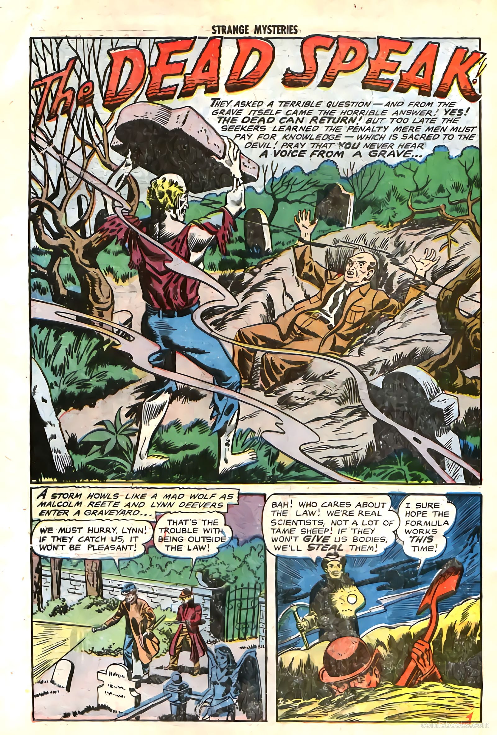 Strange Mysteries #14 (1953) — page 26 of 36