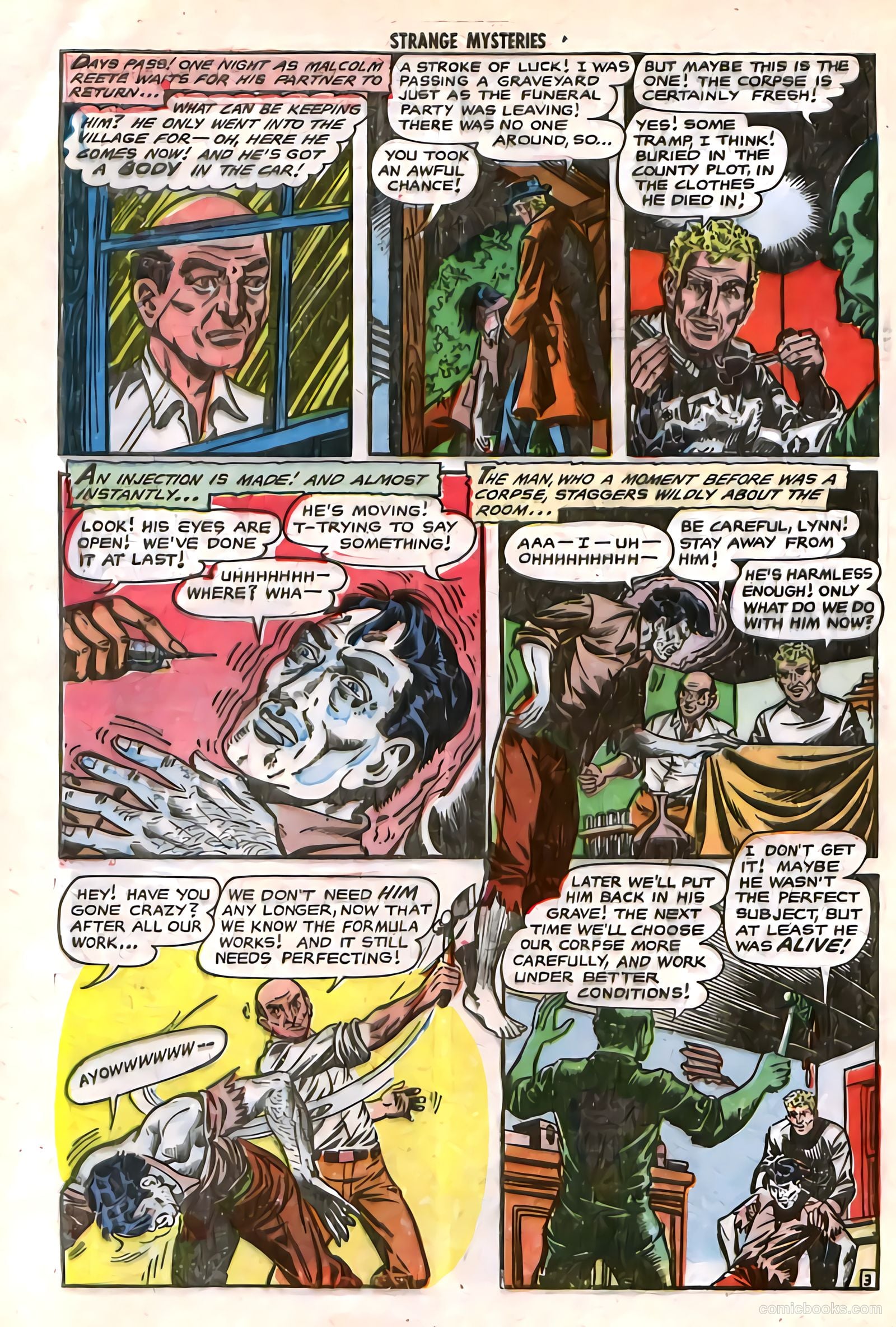 Strange Mysteries #14 (1953) — page 28 of 36