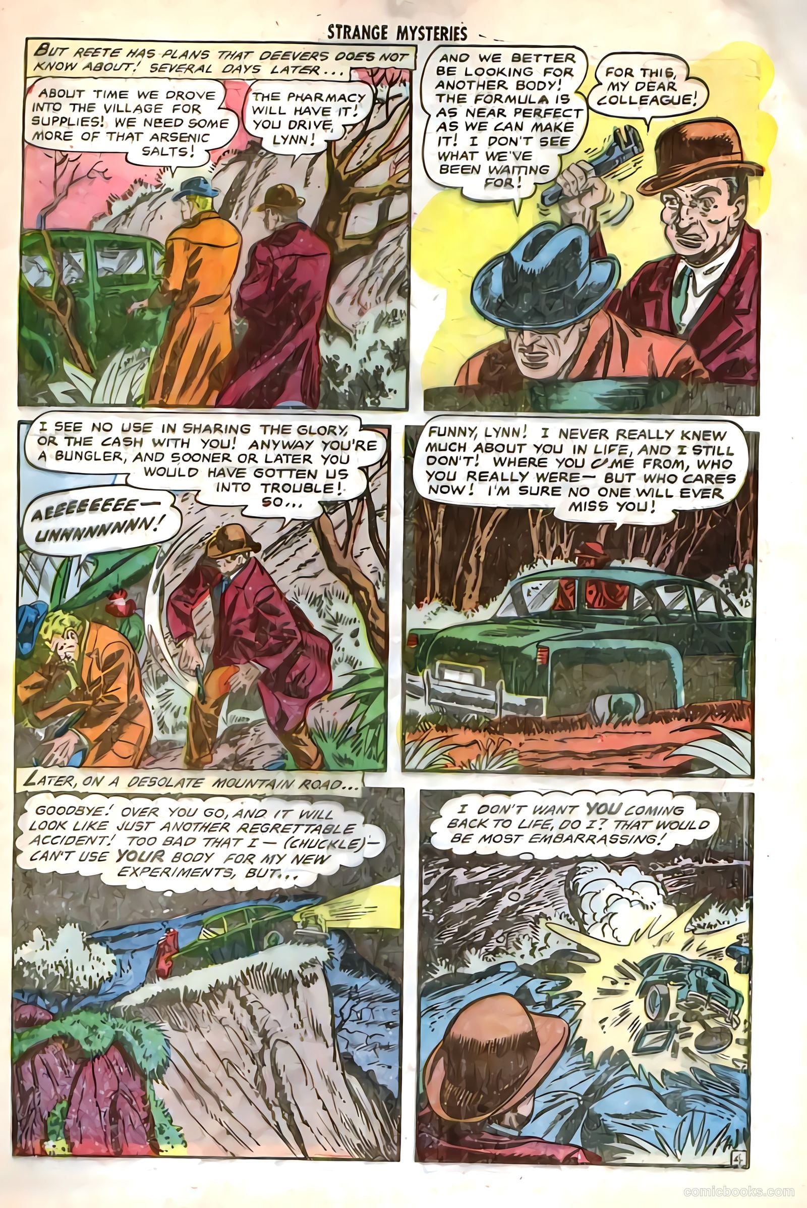 Strange Mysteries #14 (1953) — page 29 of 36