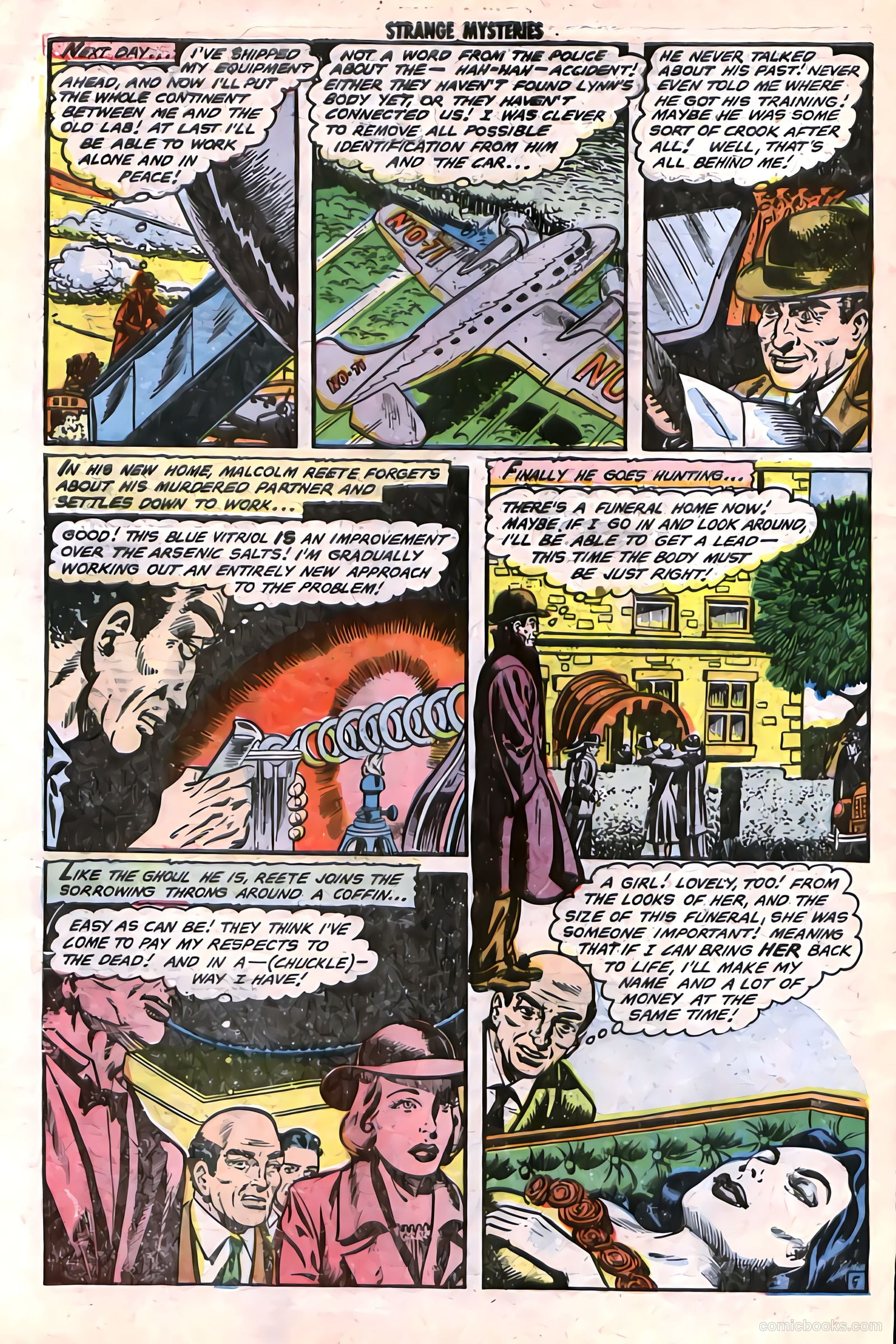 Strange Mysteries #14 (1953) — page 30 of 36