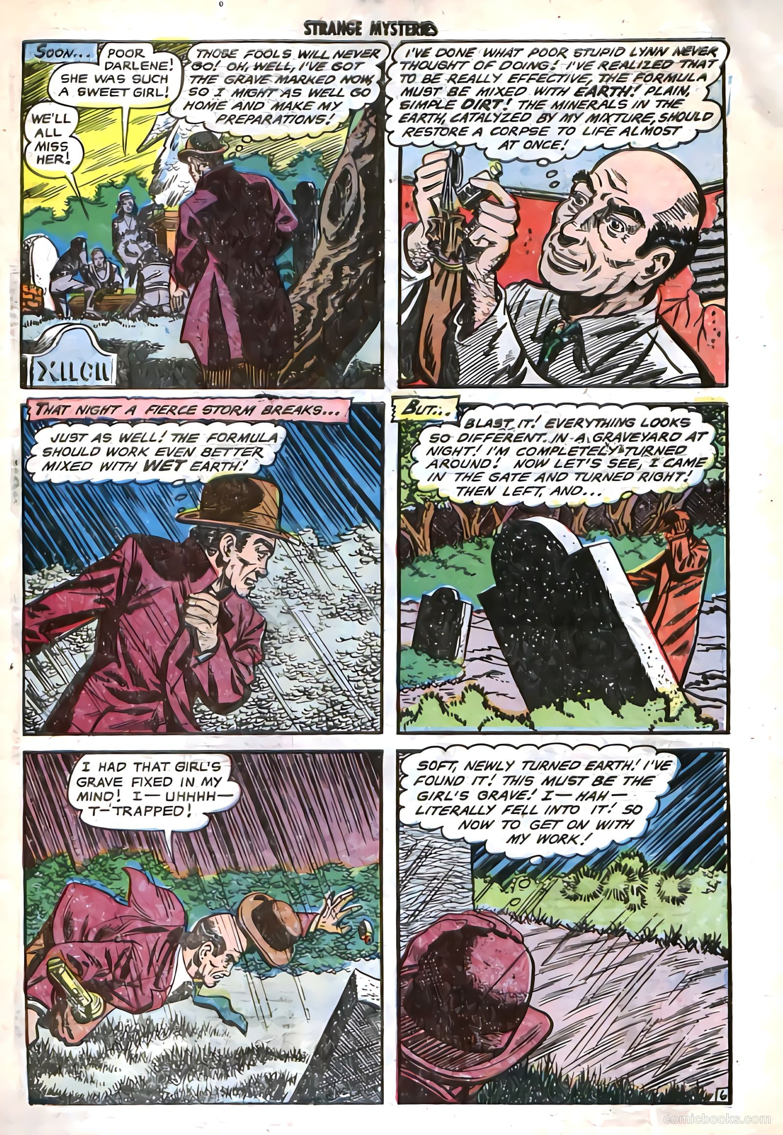 Strange Mysteries #14 (1953) — page 31 of 36