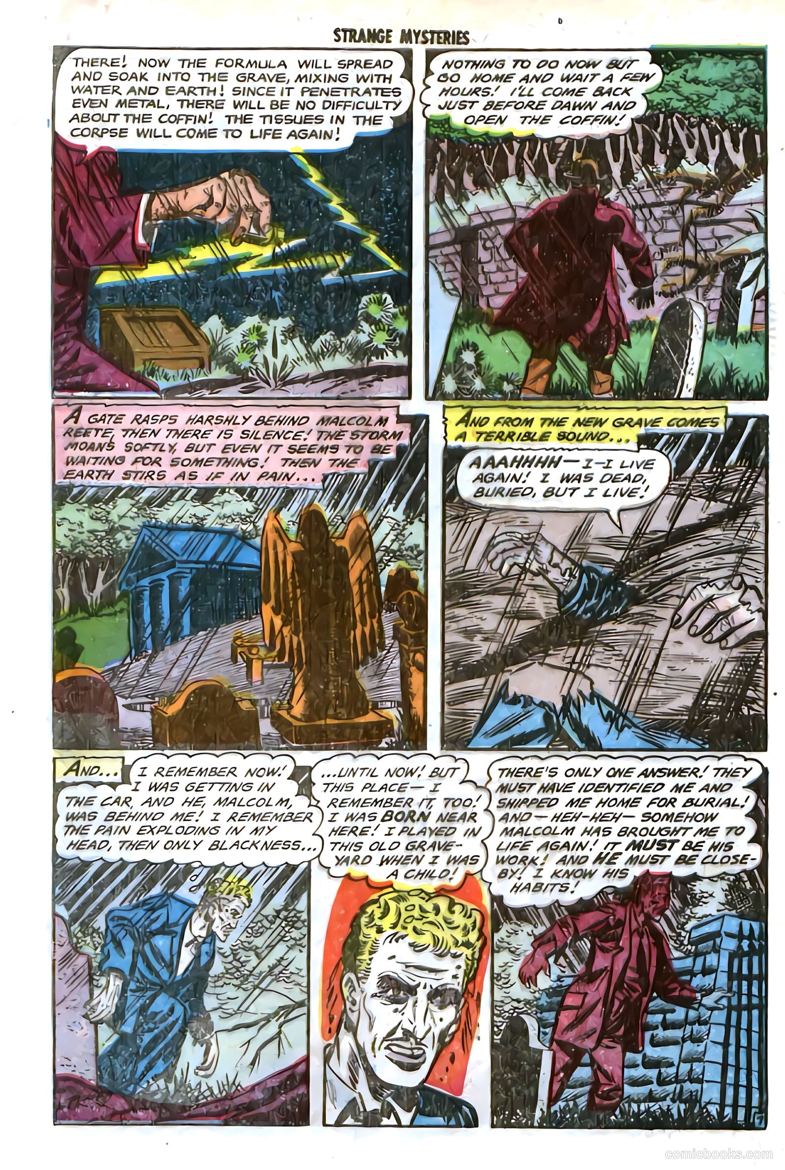 Strange Mysteries #14 (1953) — page 32 of 36