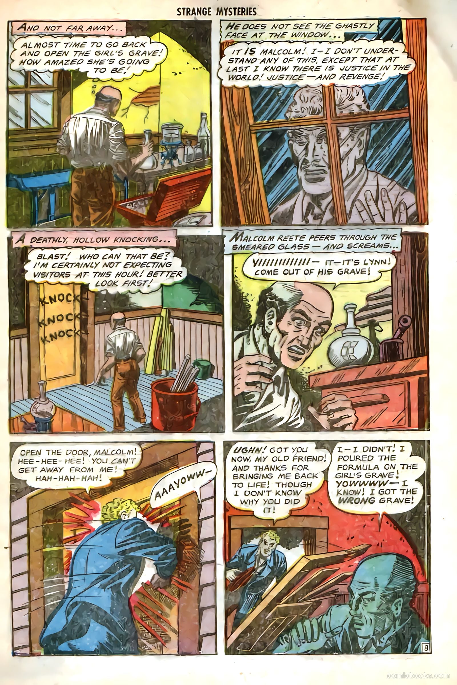 Strange Mysteries #14 (1953) — page 33 of 36