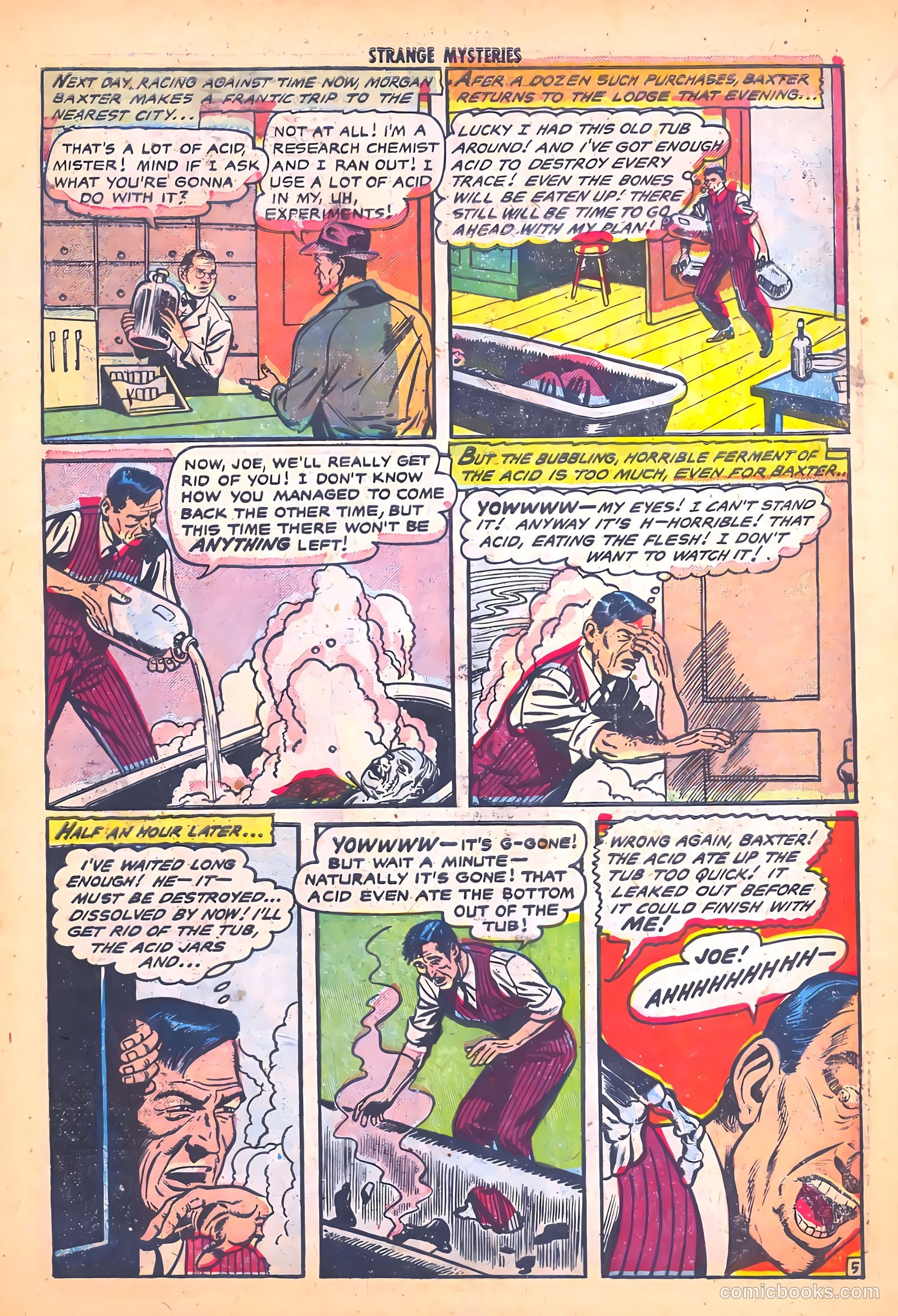Strange Mysteries #15 (1954) — page 7 of 36