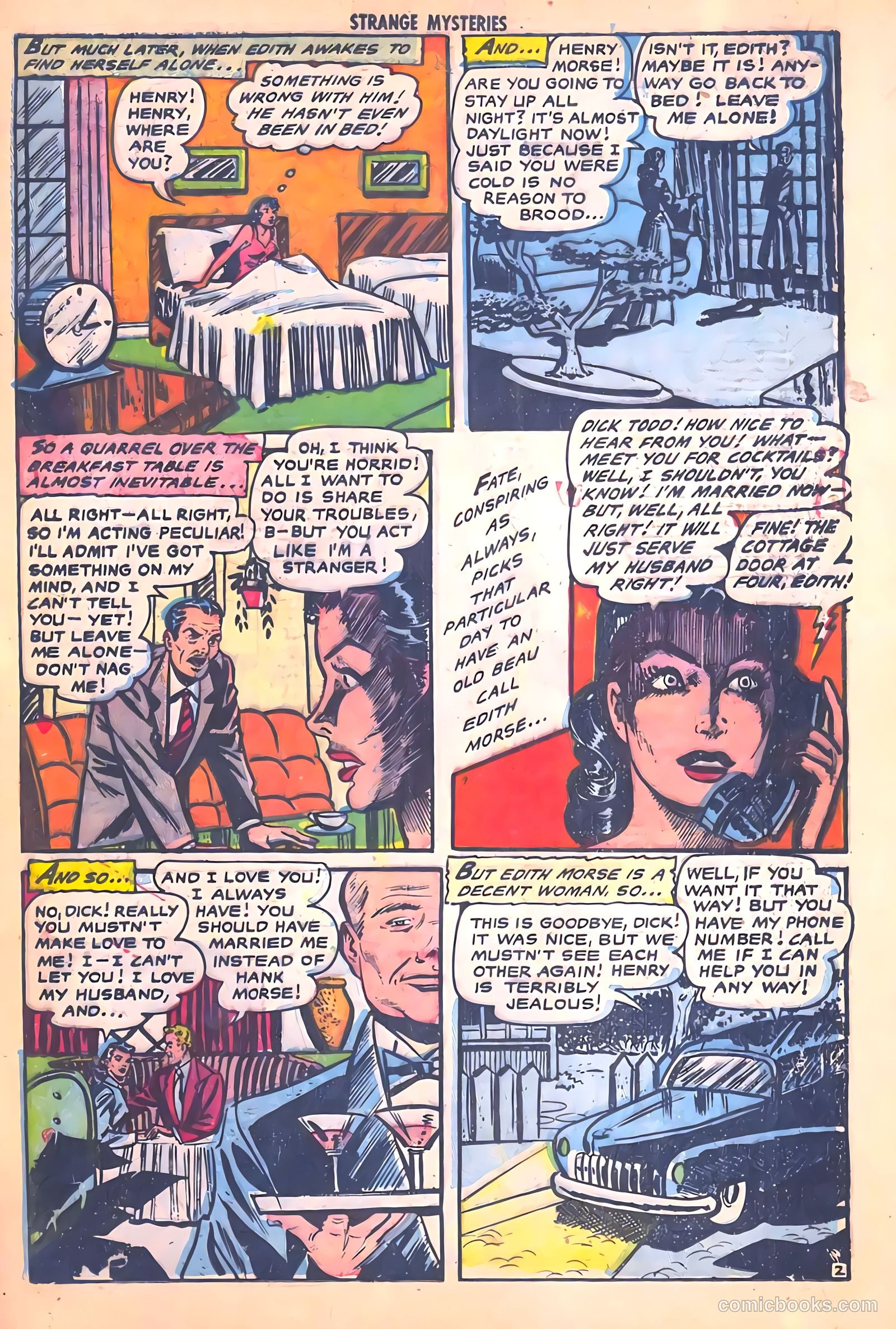 Strange Mysteries #15 (1954) — page 21 of 36