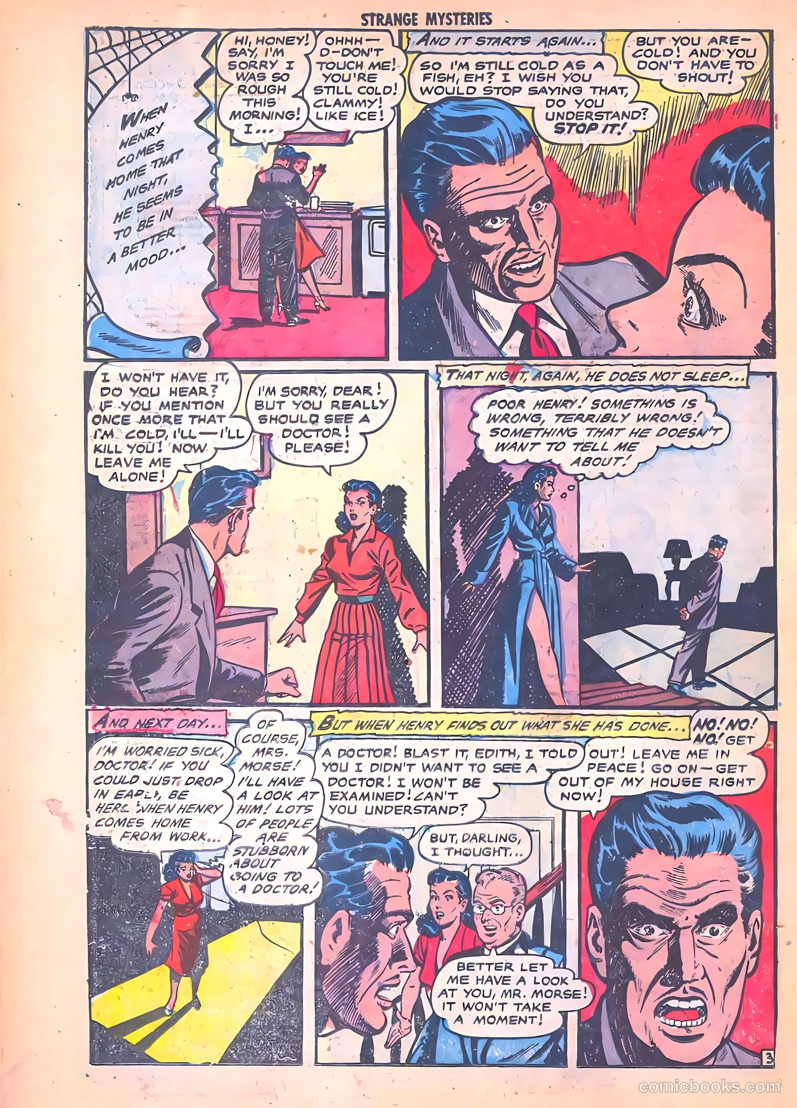 Strange Mysteries #15 (1954) — page 22 of 36