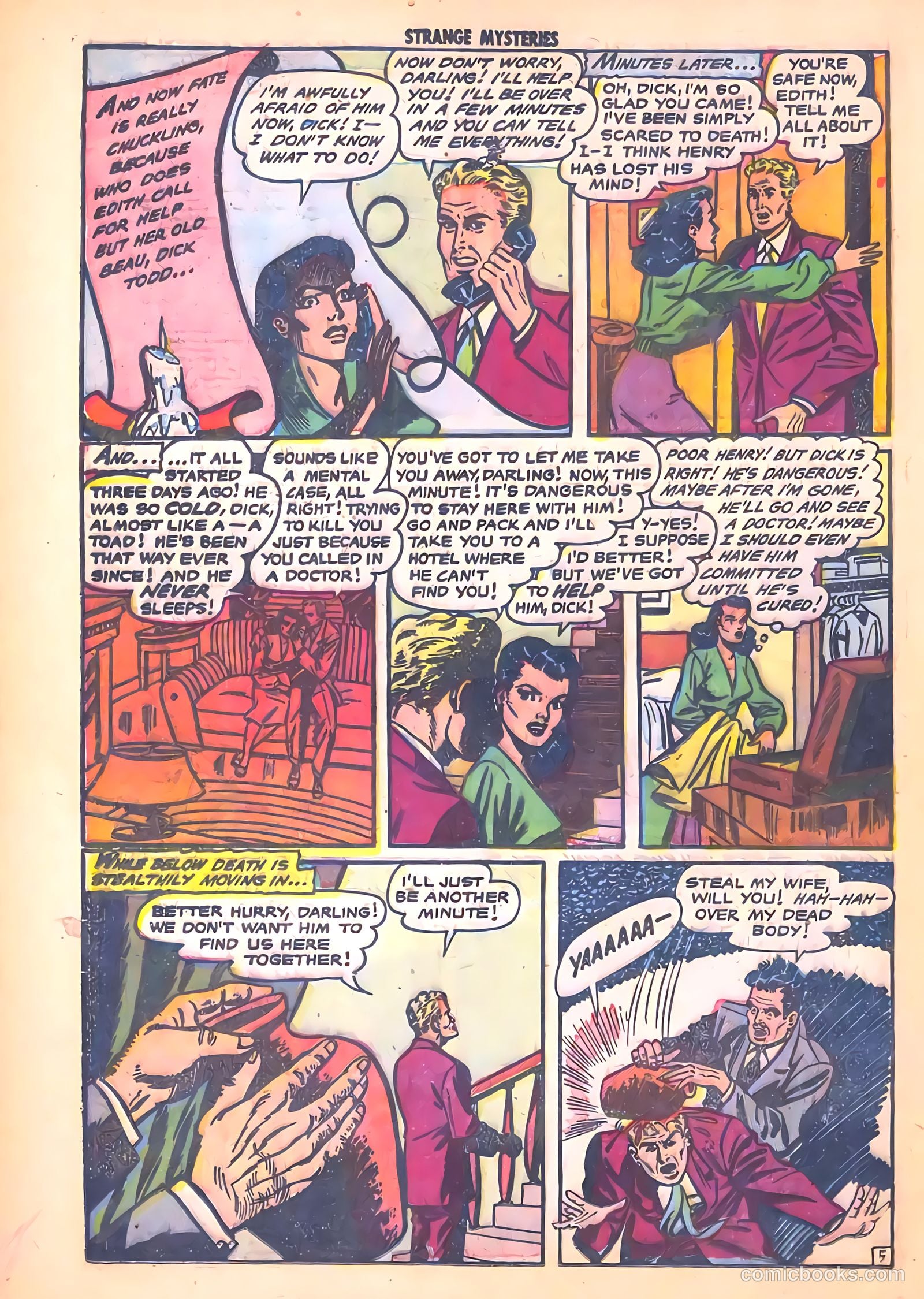 Strange Mysteries #15 (1954) — page 24 of 36
