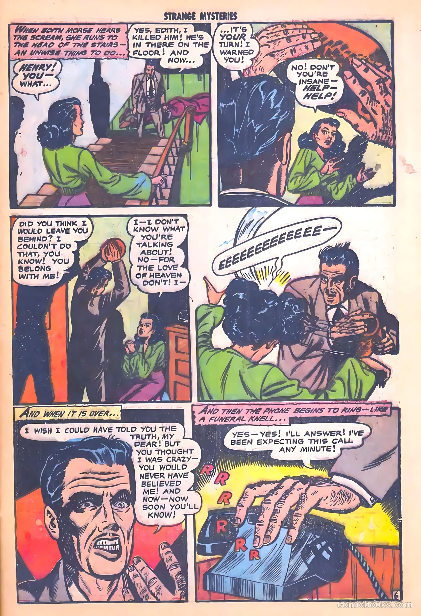 Strange Mysteries #15 (1954) — page 25 of 36