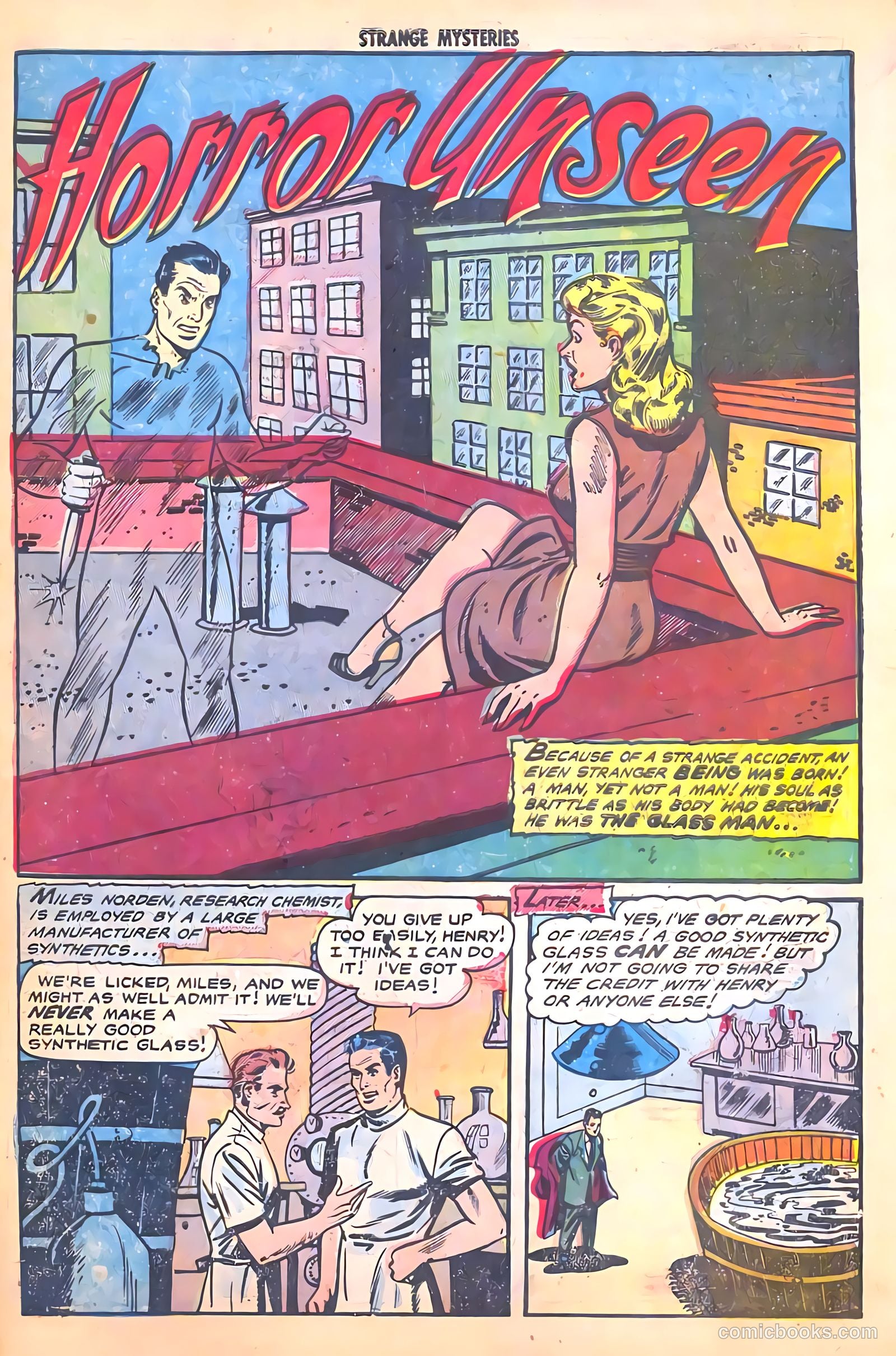 Strange Mysteries #15 (1954) — page 27 of 36
