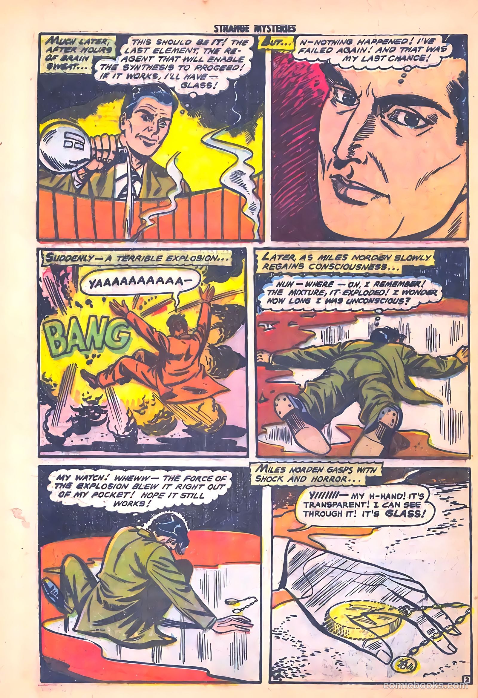 Strange Mysteries #15 (1954) — page 28 of 36