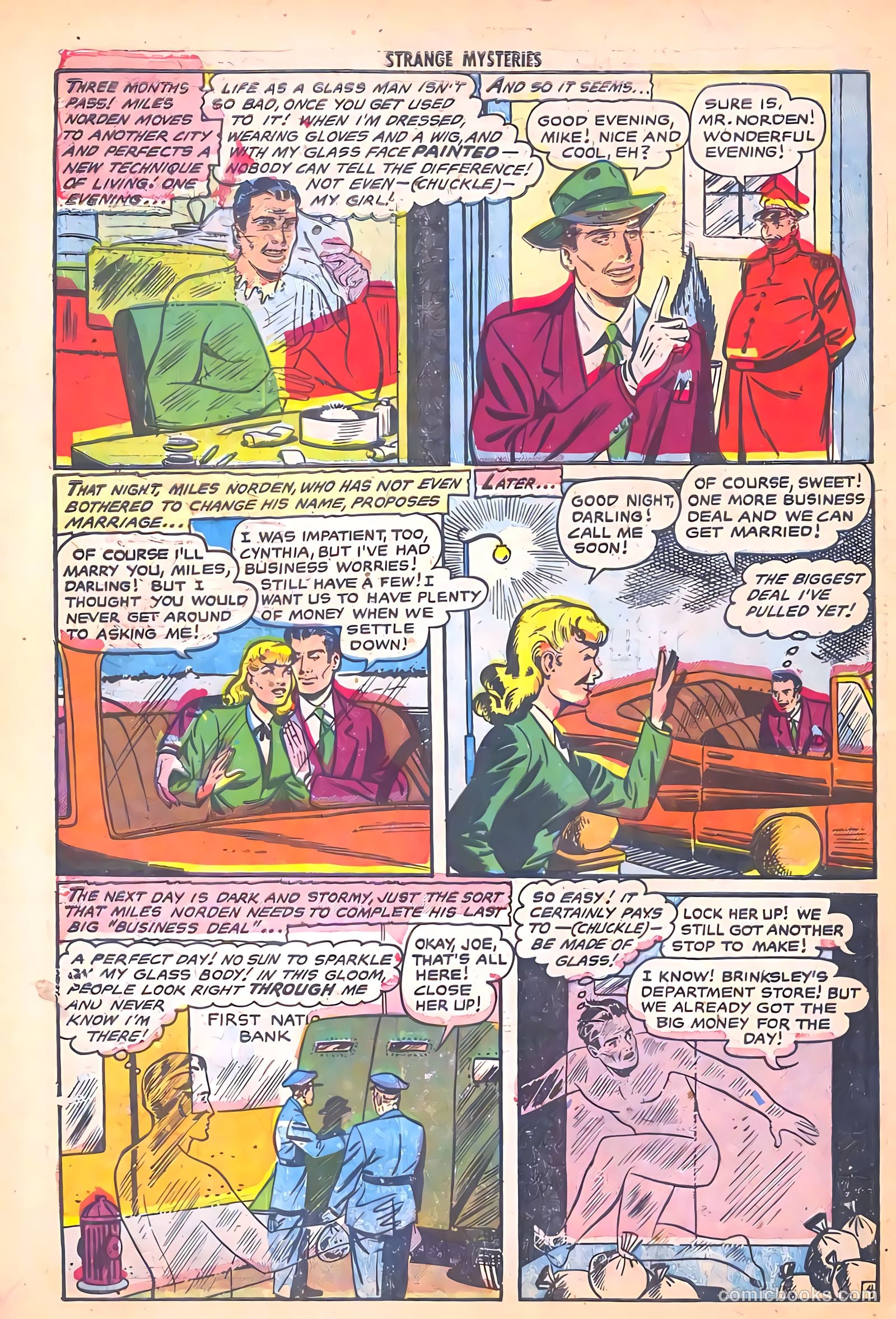 Strange Mysteries #15 (1954) — page 30 of 36