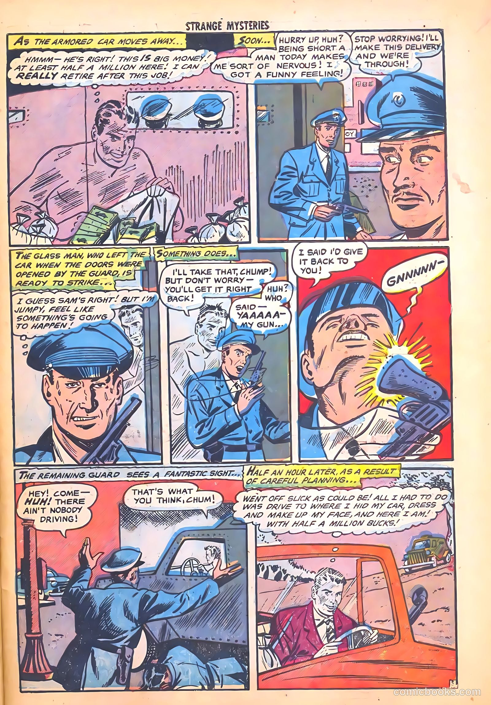 Strange Mysteries #15 (1954) — page 31 of 36