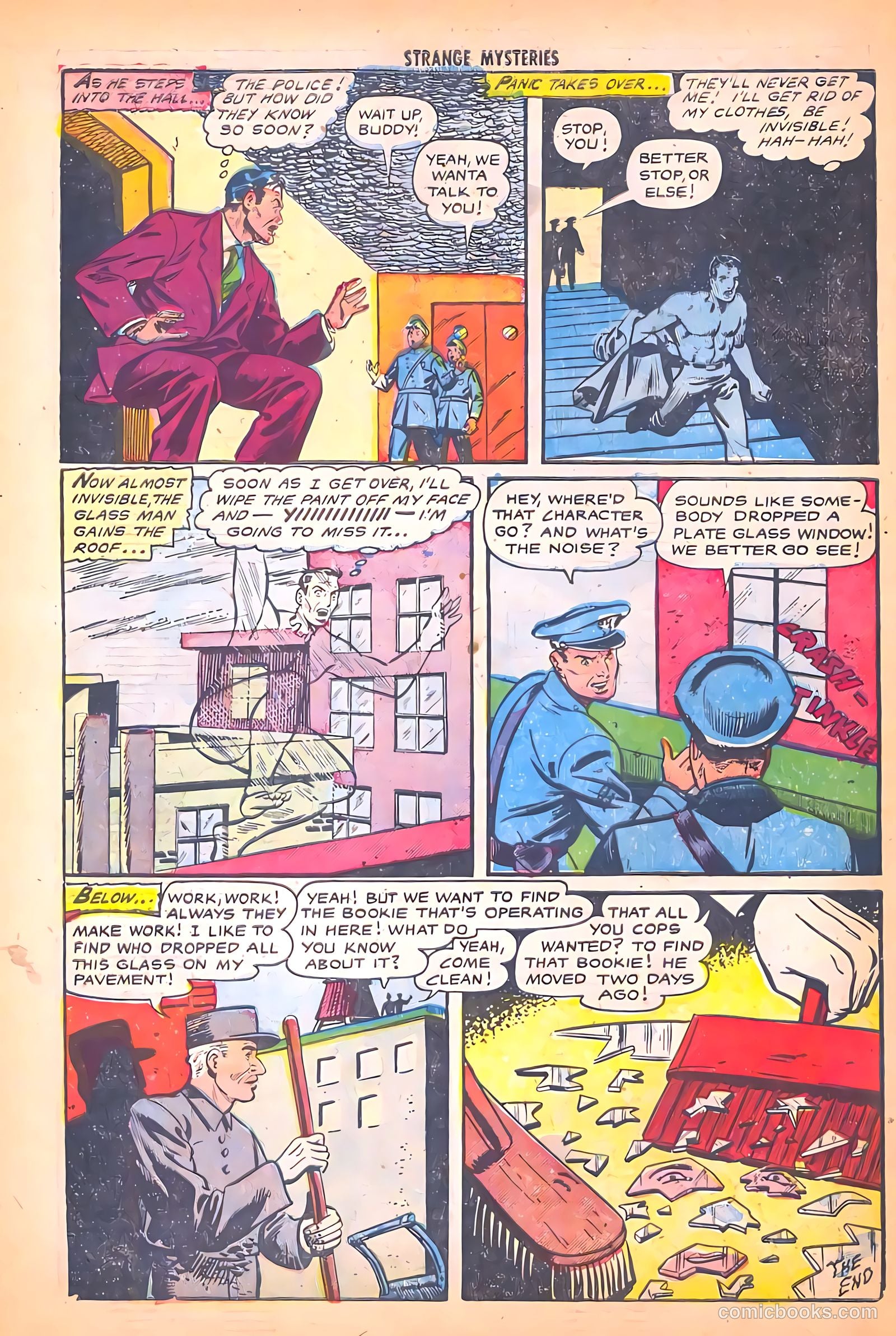 Strange Mysteries #15 (1954) — page 34 of 36