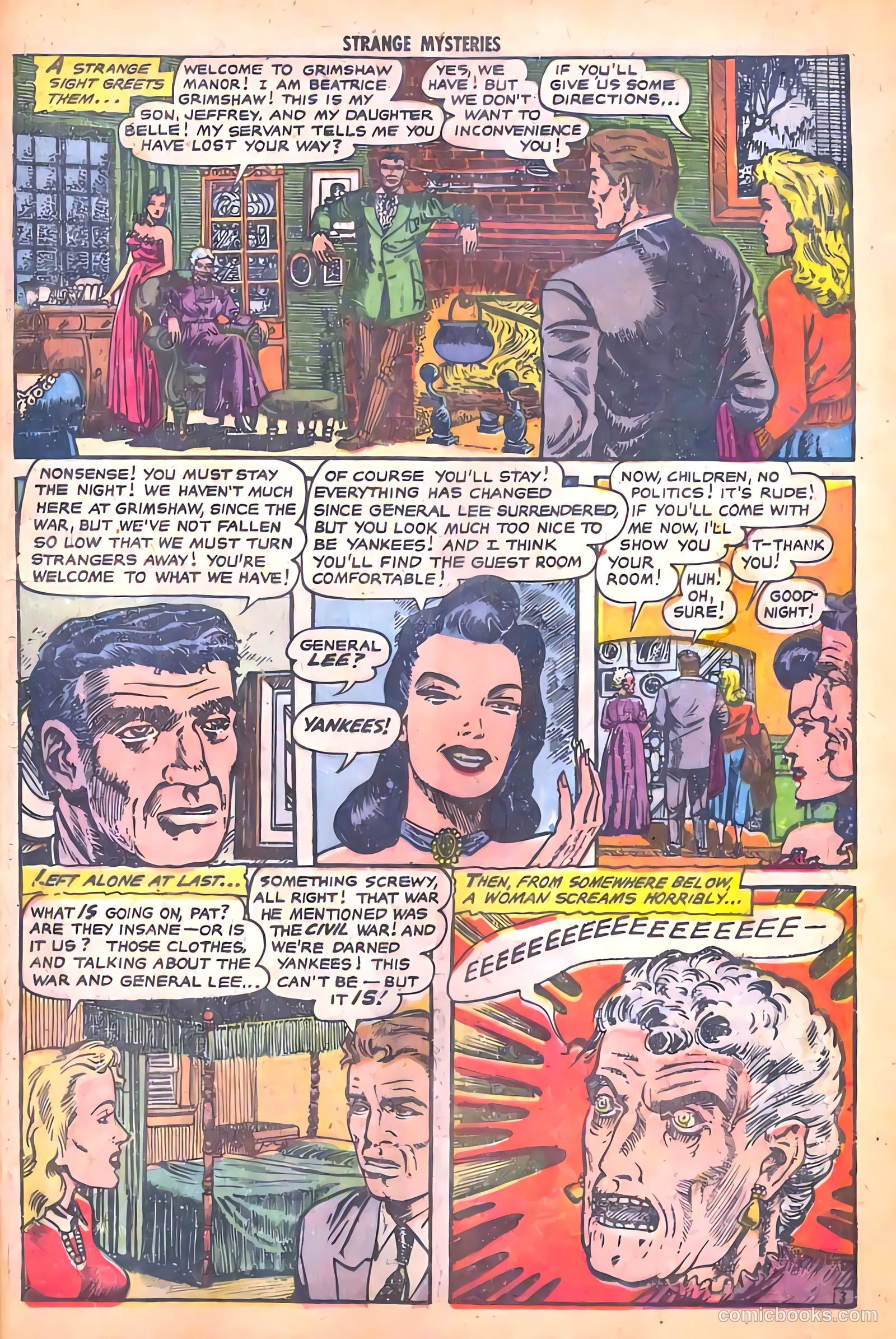 Strange Mysteries #16 (1954) — page 13 of 36