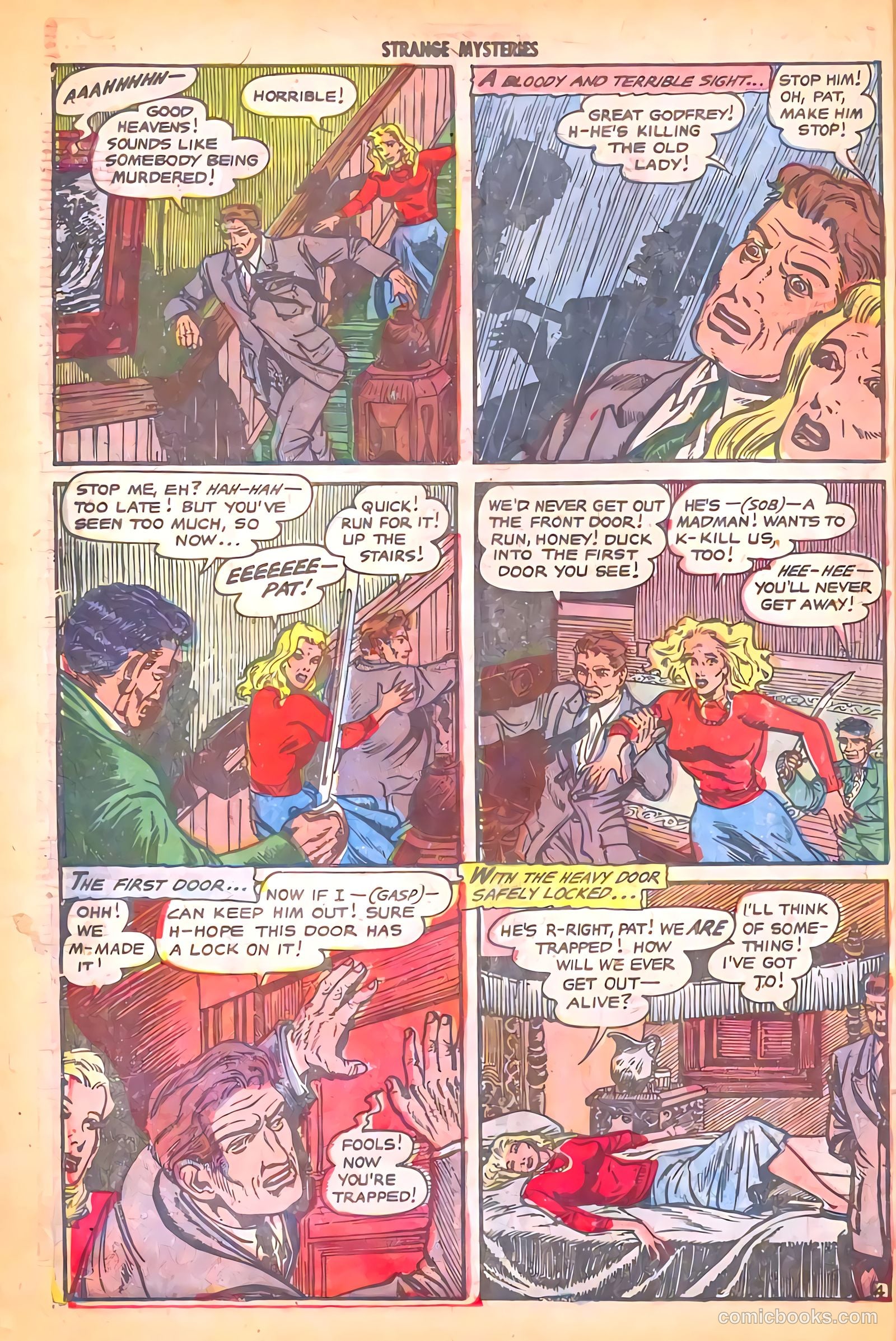 Strange Mysteries #16 (1954) — page 14 of 36