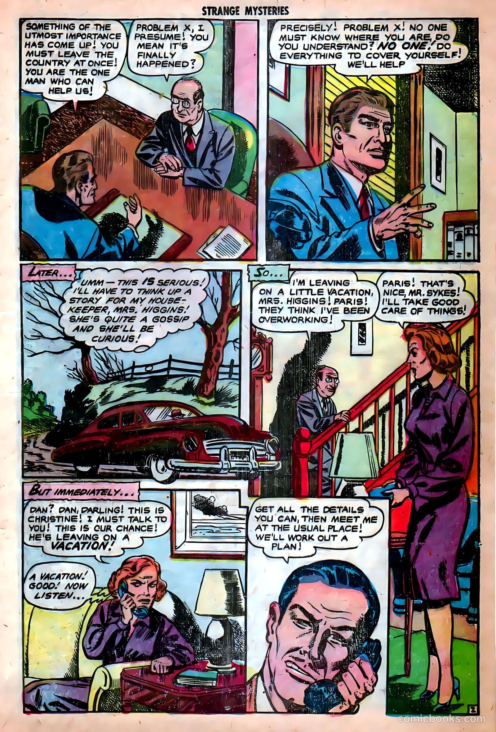 Strange Mysteries #16 (1954) — page 21 of 36