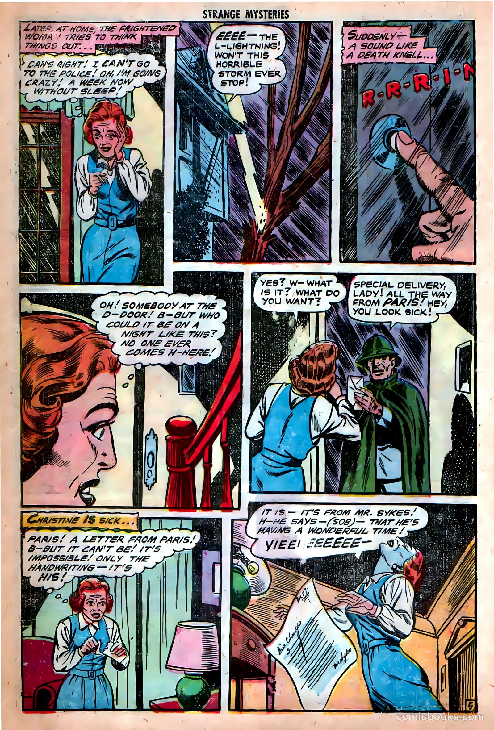 Strange Mysteries #16 (1954) — page 24 of 36