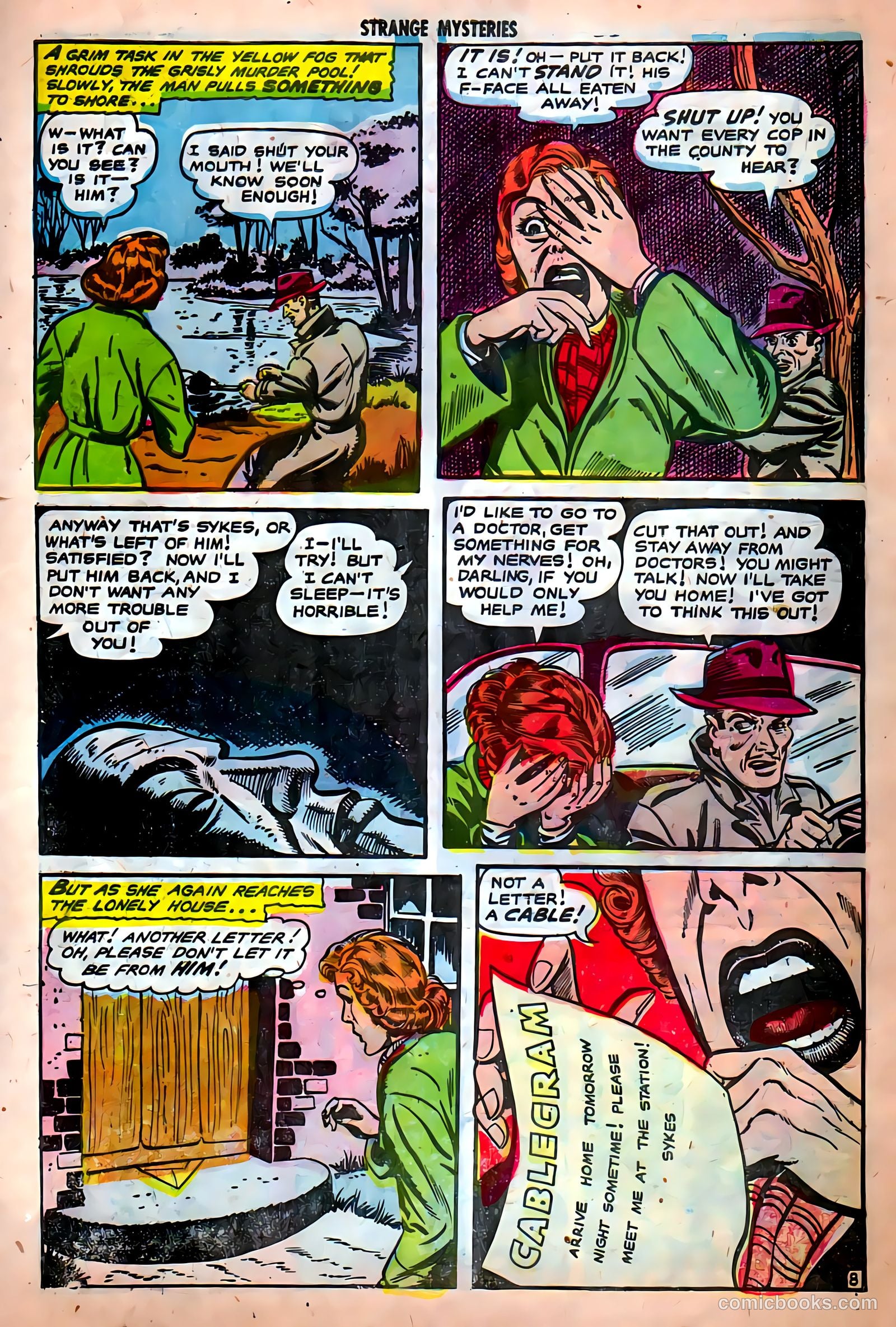 Strange Mysteries #16 (1954) — page 27 of 36