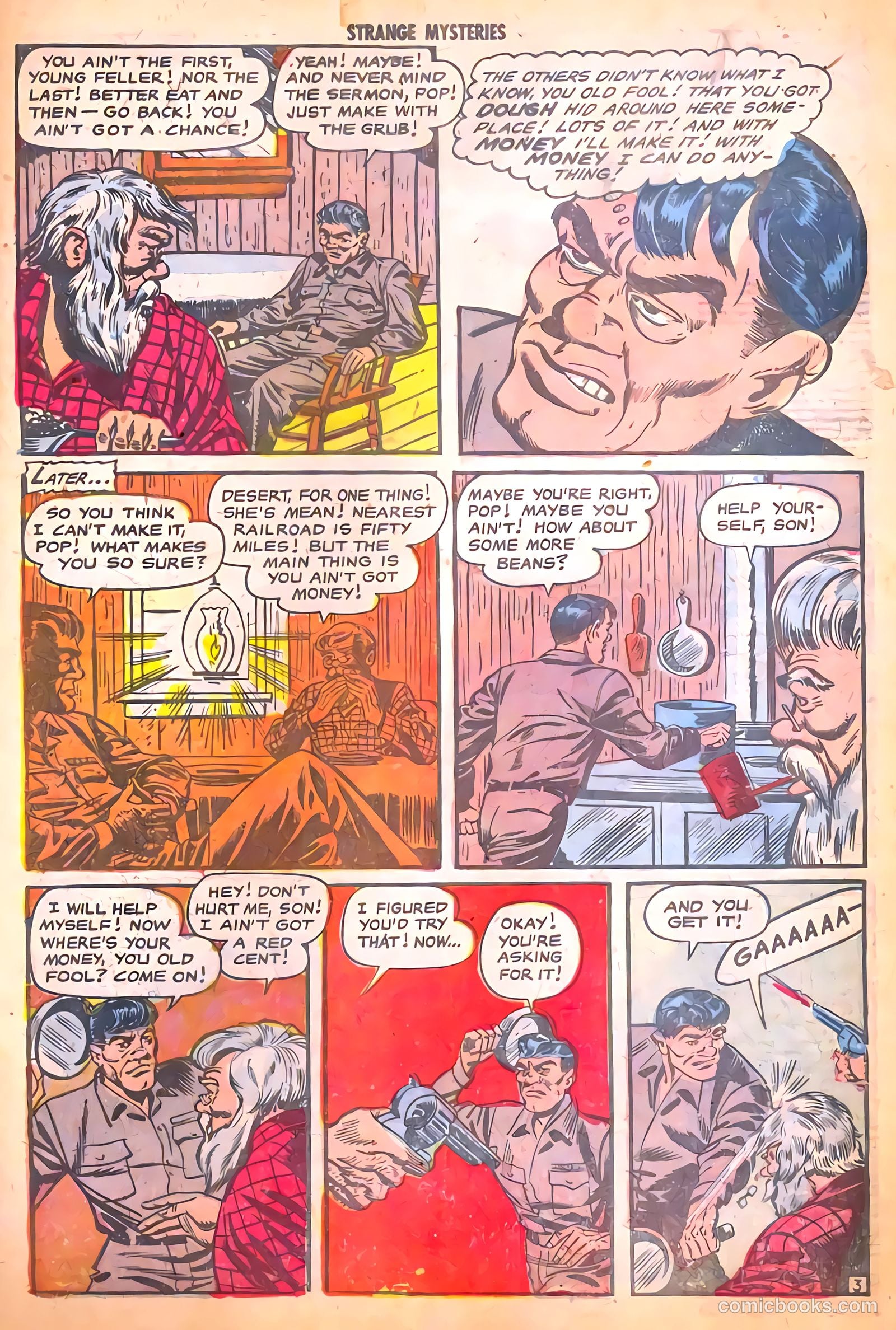 Strange Mysteries #16 (1954) — page 31 of 36