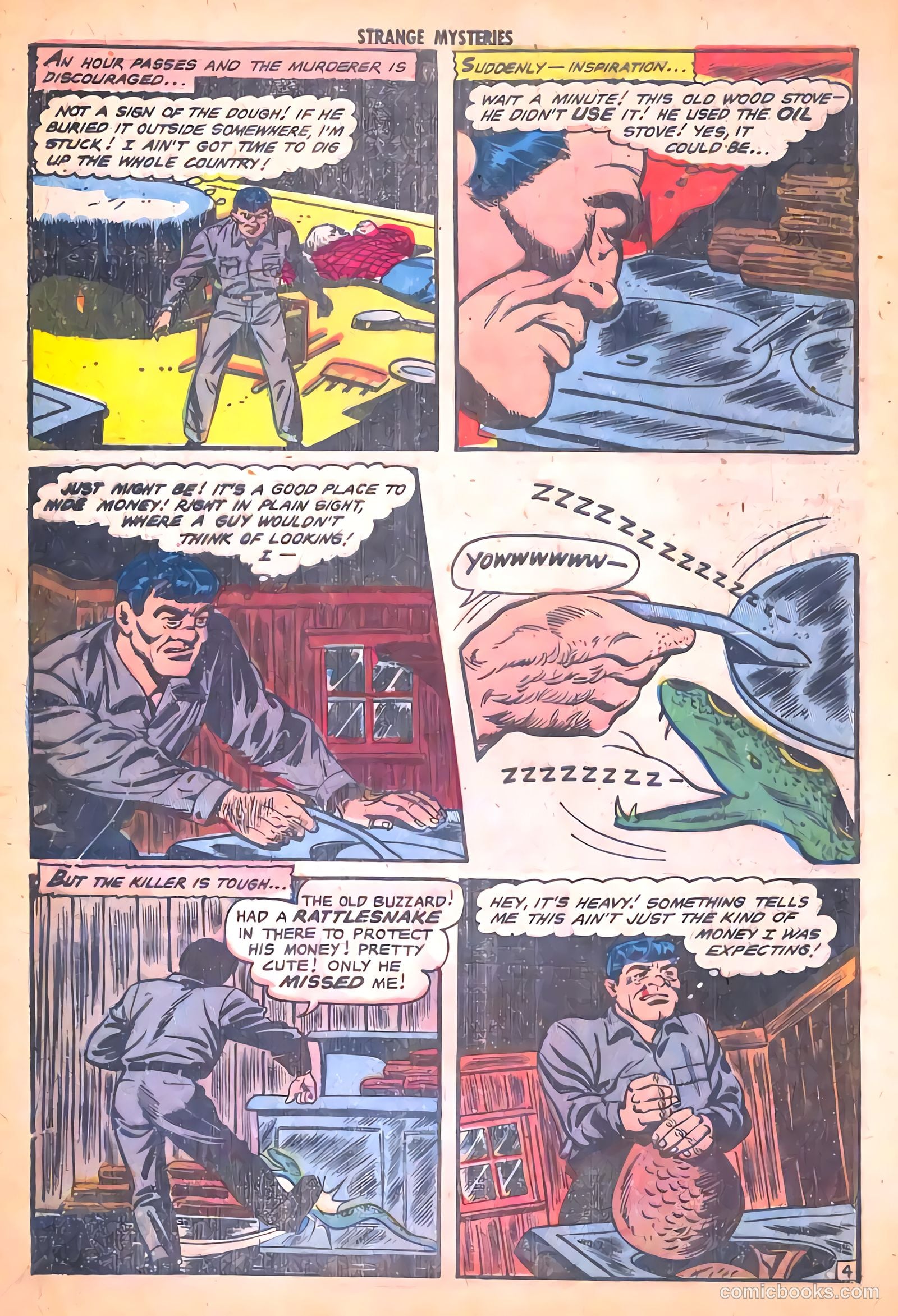 Strange Mysteries #16 (1954) — page 32 of 36