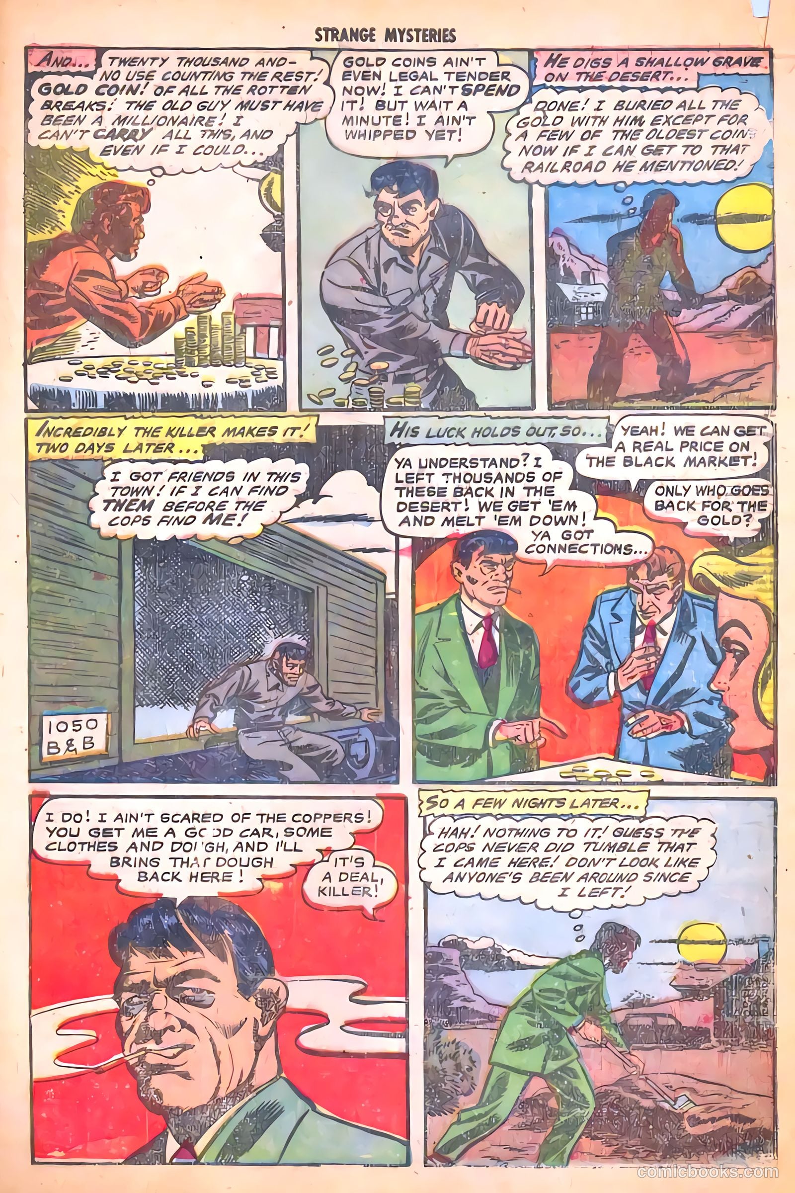 Strange Mysteries #16 (1954) — page 33 of 36