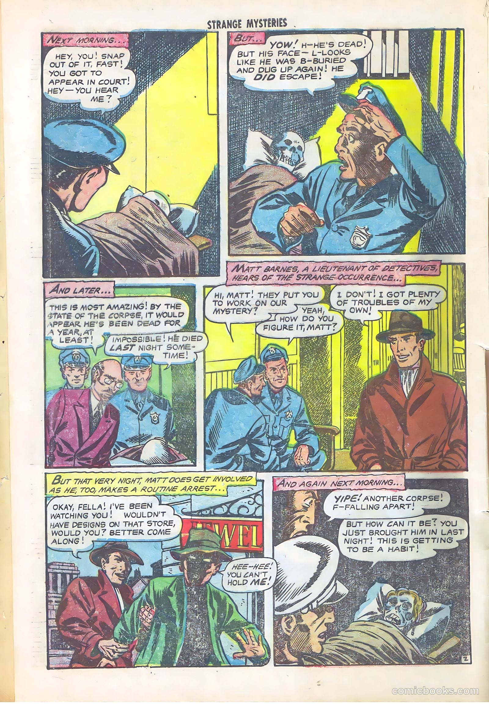 Strange Mysteries #17 (1954) — page 3 of 25