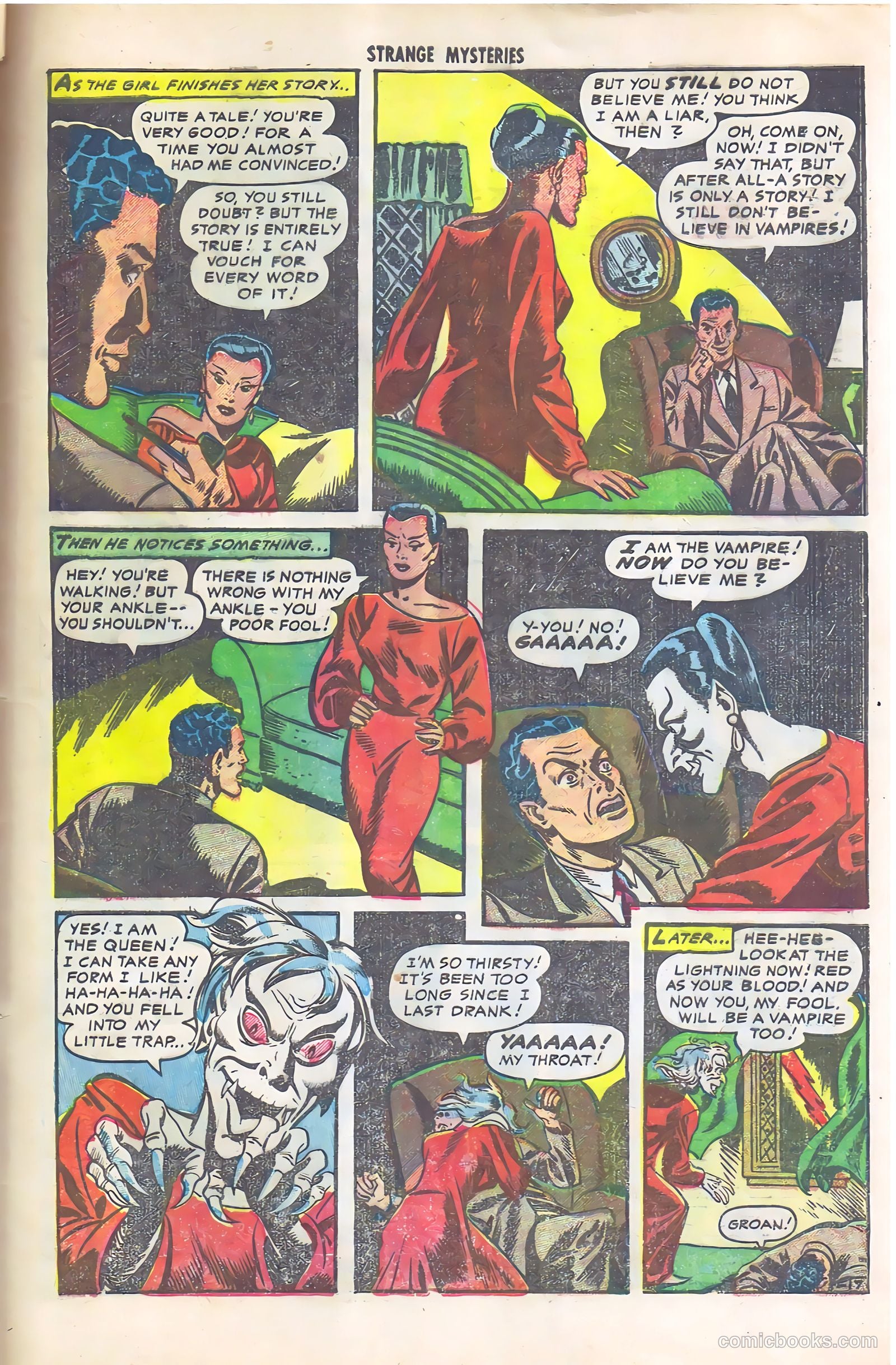 Strange Mysteries #17 (1954) — page 23 of 25