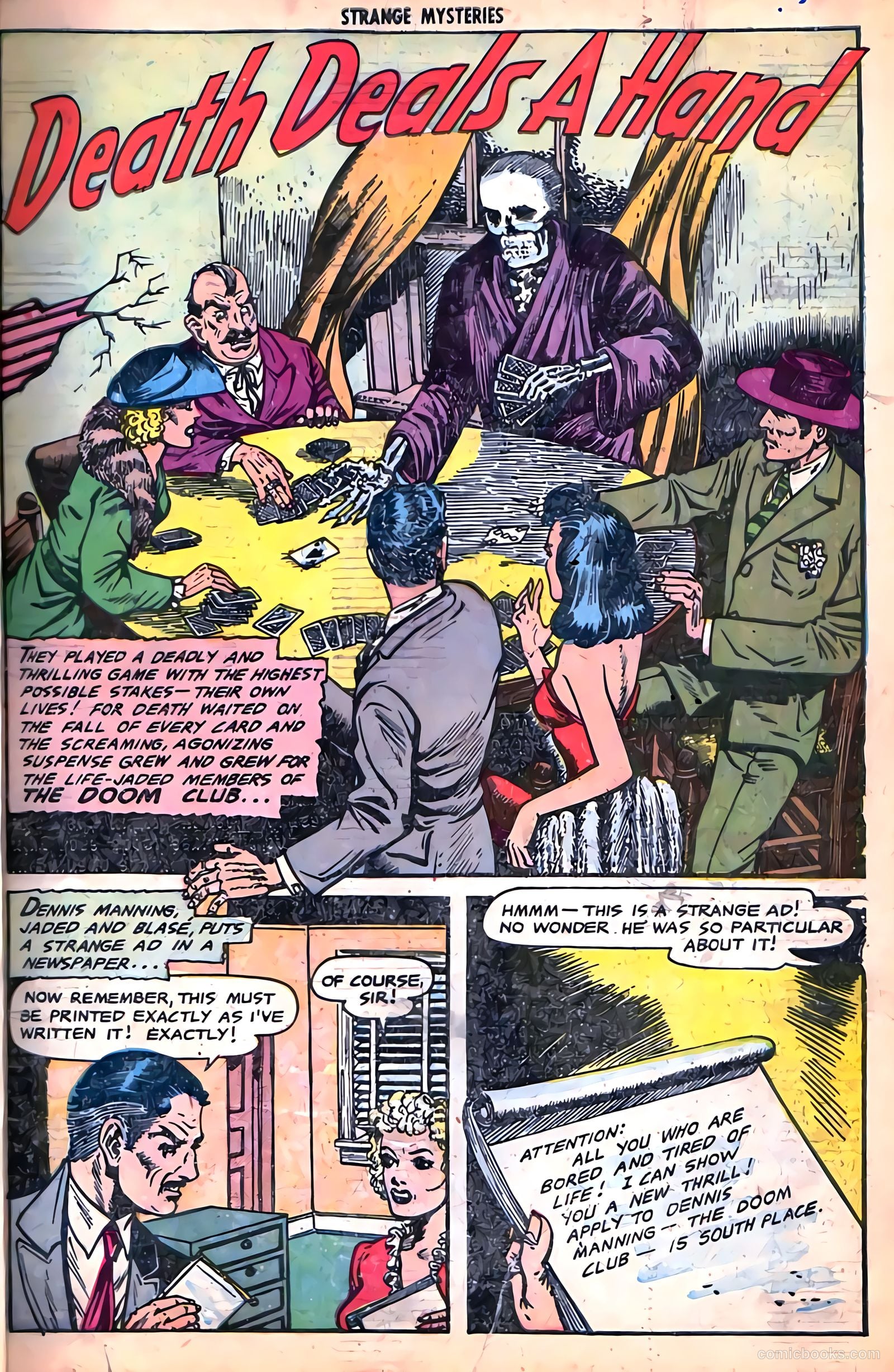 Strange Mysteries #18 (1954) — page 3 of 36