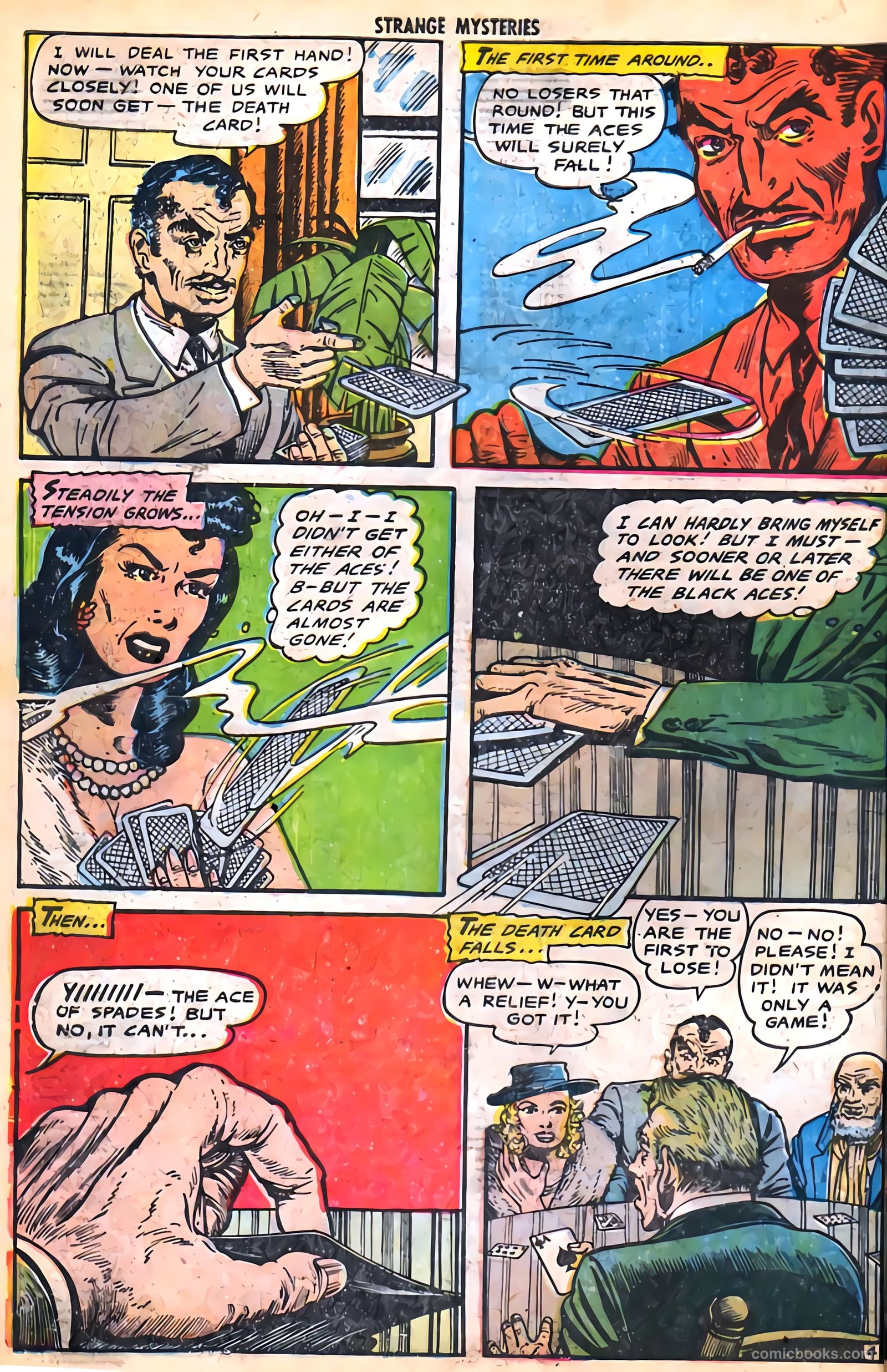 Strange Mysteries #18 (1954) — page 6 of 36