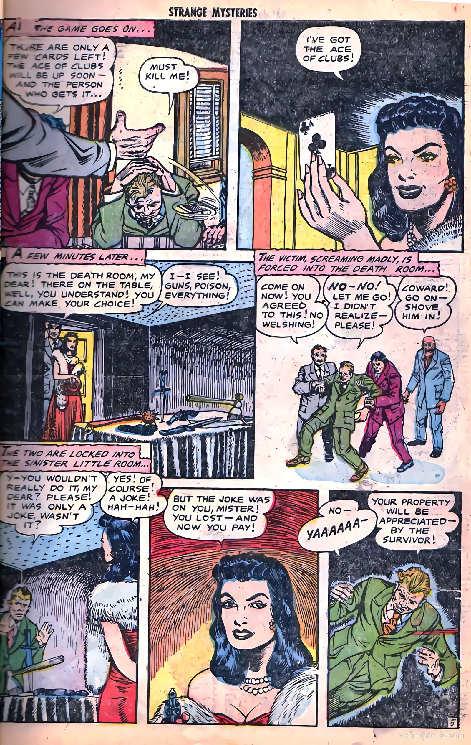 Strange Mysteries #18 (1954) — page 7 of 36