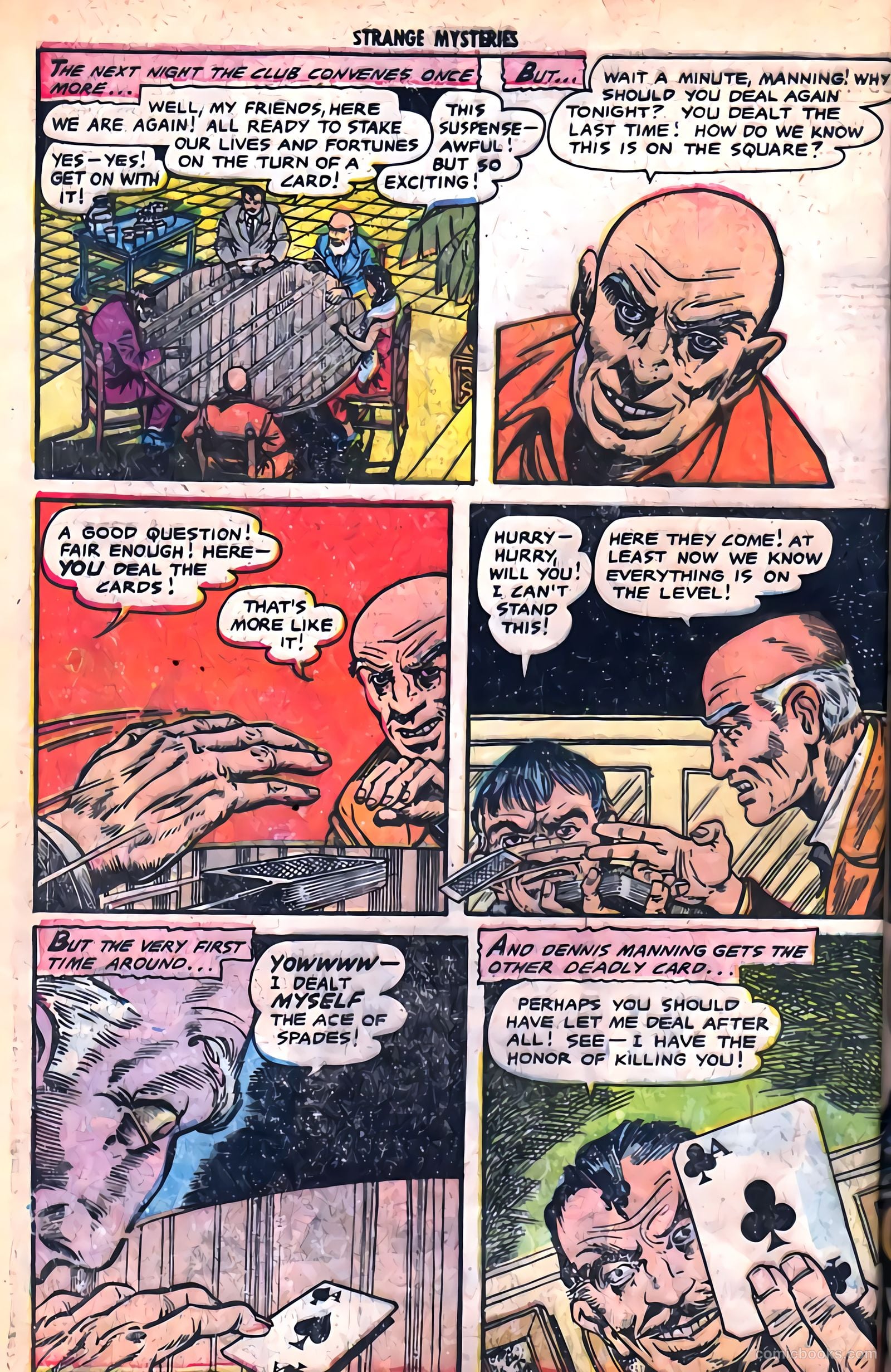 Strange Mysteries #18 (1954) — page 8 of 36