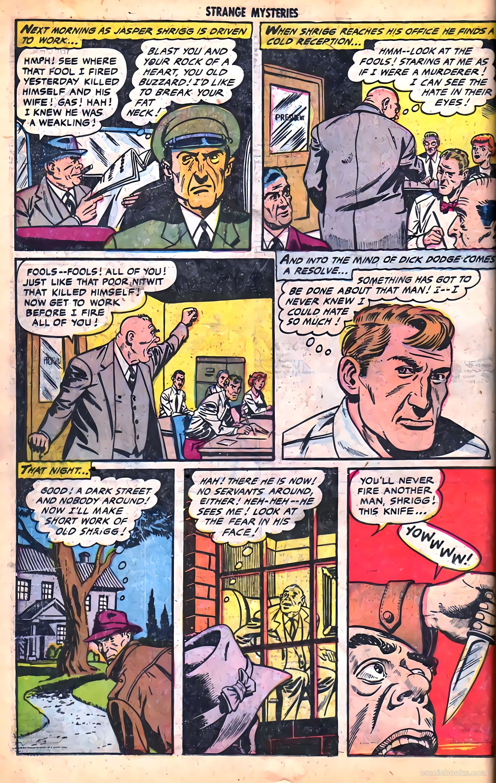 Strange Mysteries #18 (1954) — page 14 of 36
