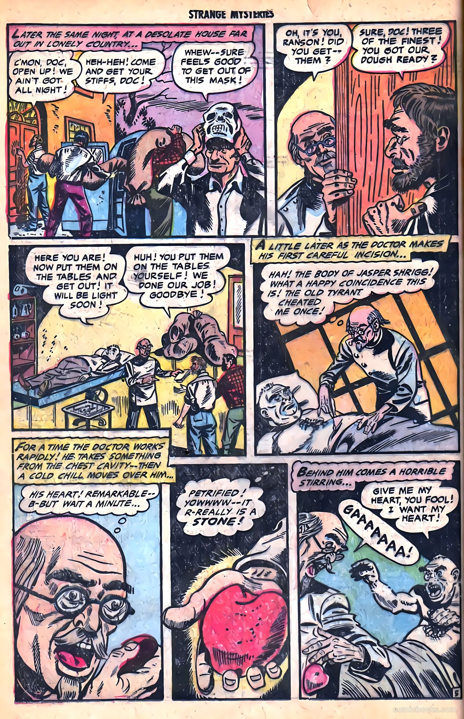 Strange Mysteries #18 (1954) — page 16 of 36
