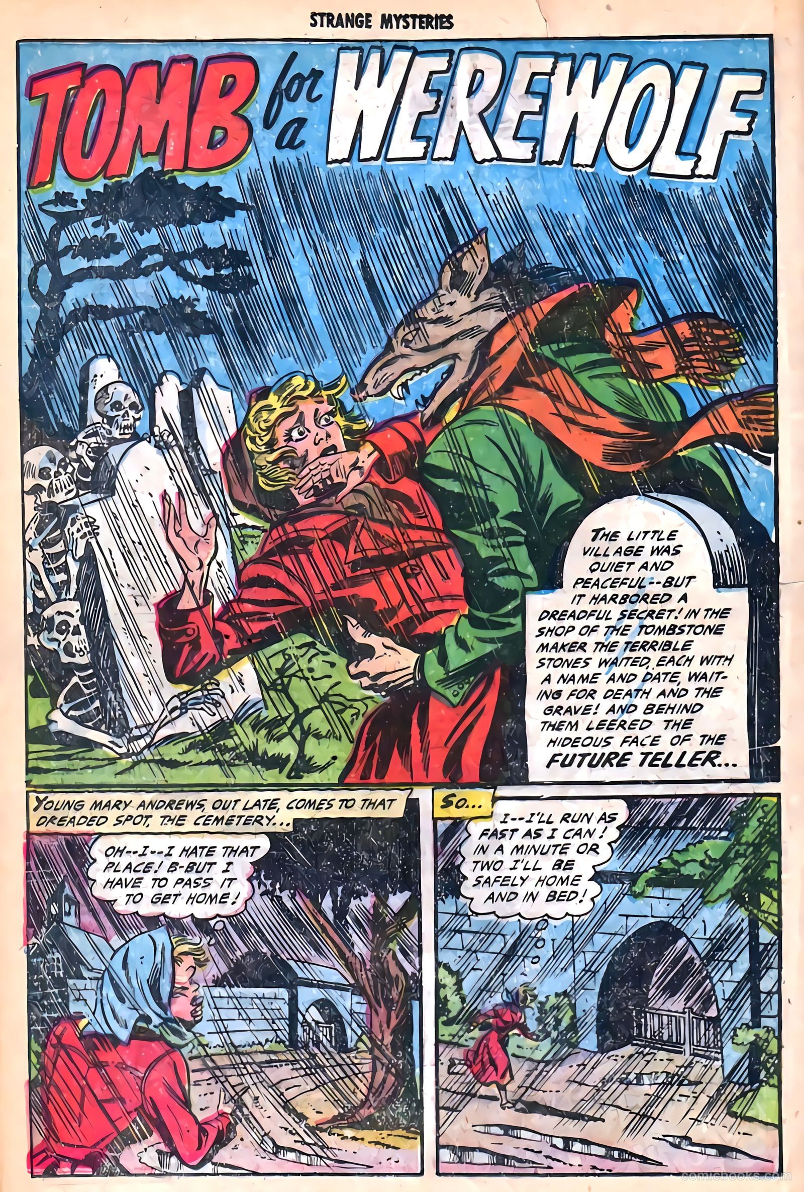 Strange Mysteries #18 (1954) — page 20 of 36