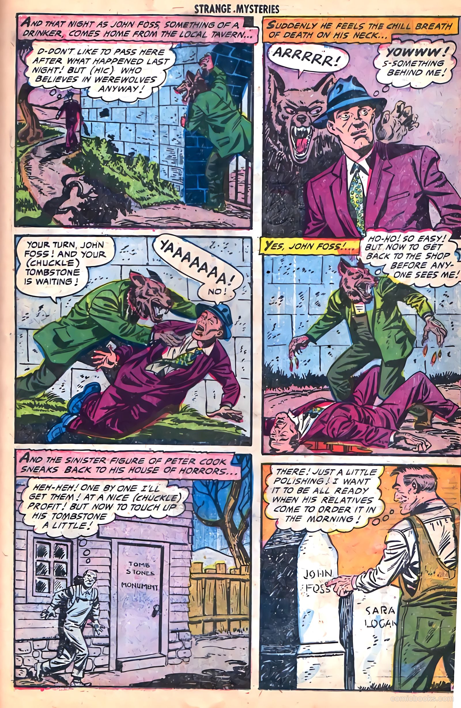 Strange Mysteries #18 (1954) — page 23 of 36