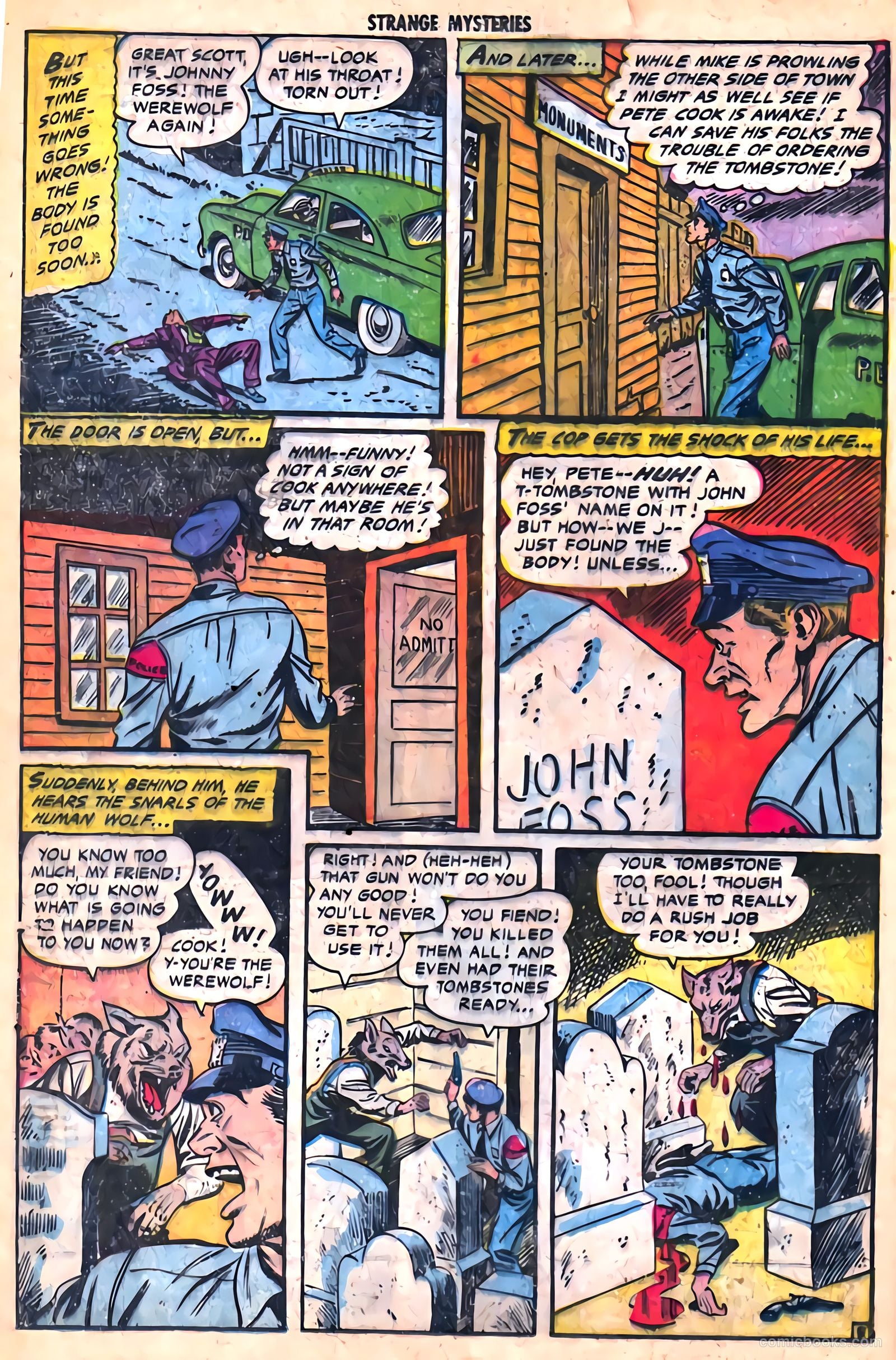 Strange Mysteries #18 (1954) — page 24 of 36
