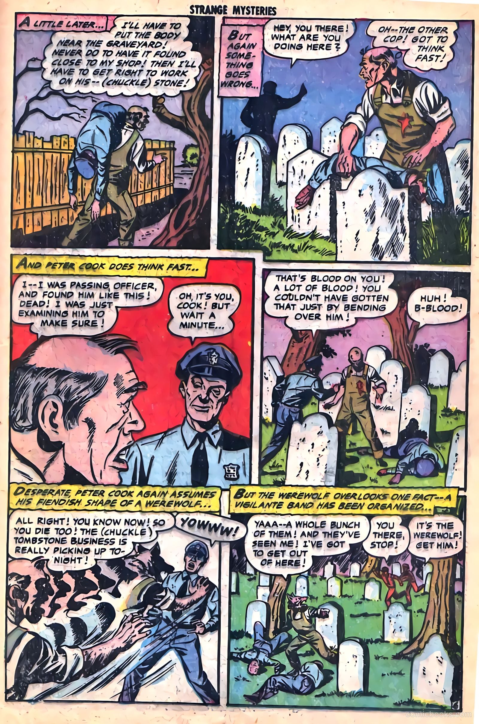 Strange Mysteries #18 (1954) — page 25 of 36