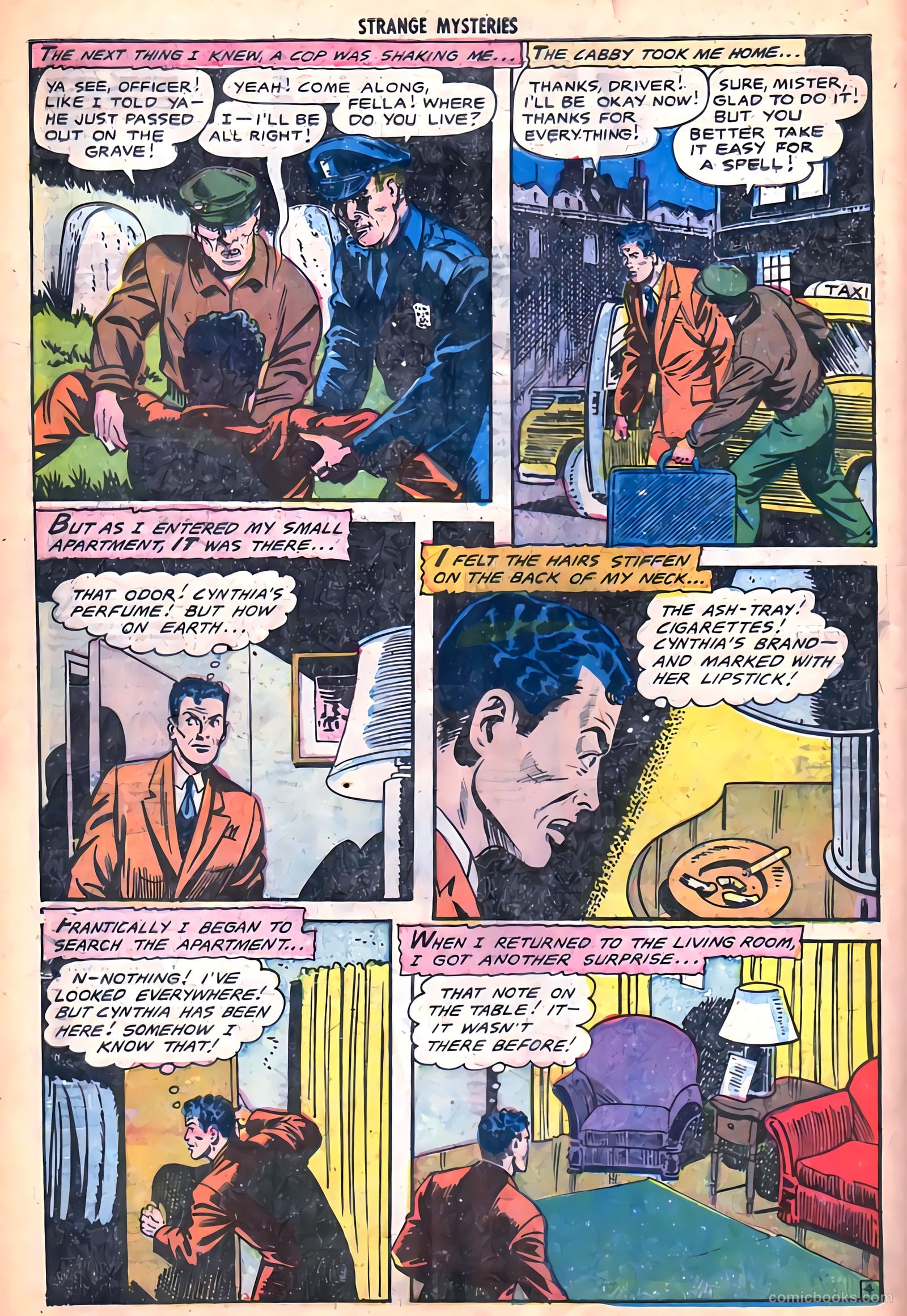 Strange Mysteries #18 (1954) — page 30 of 36