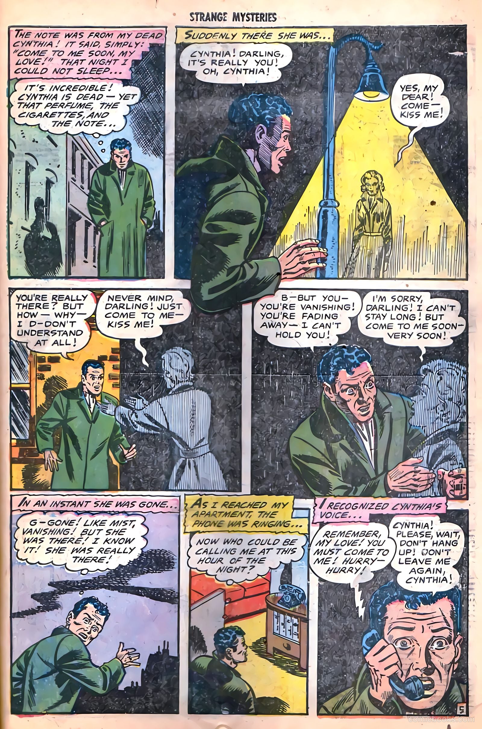 Strange Mysteries #18 (1954) — page 31 of 36