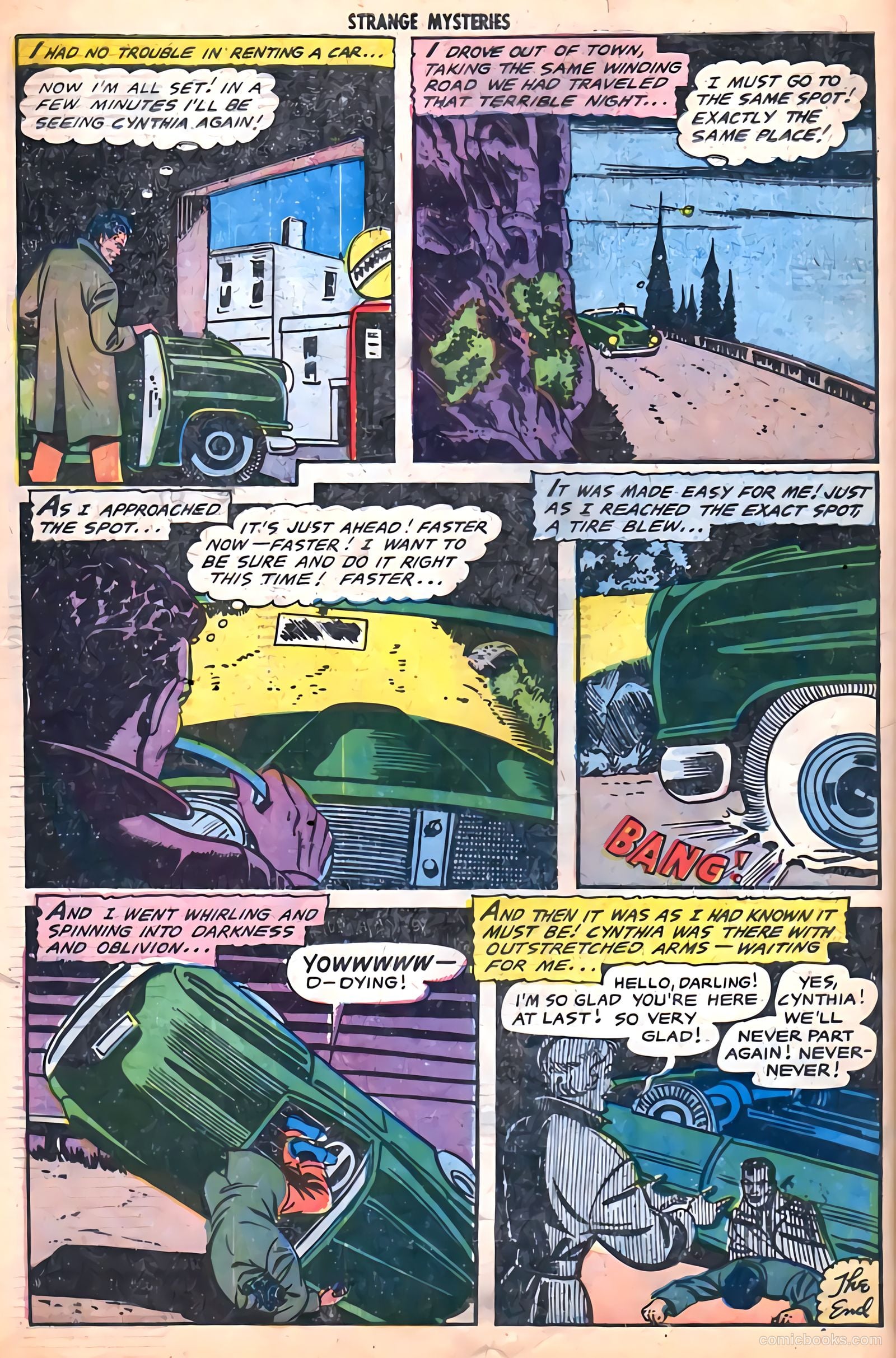Strange Mysteries #18 (1954) — page 34 of 36