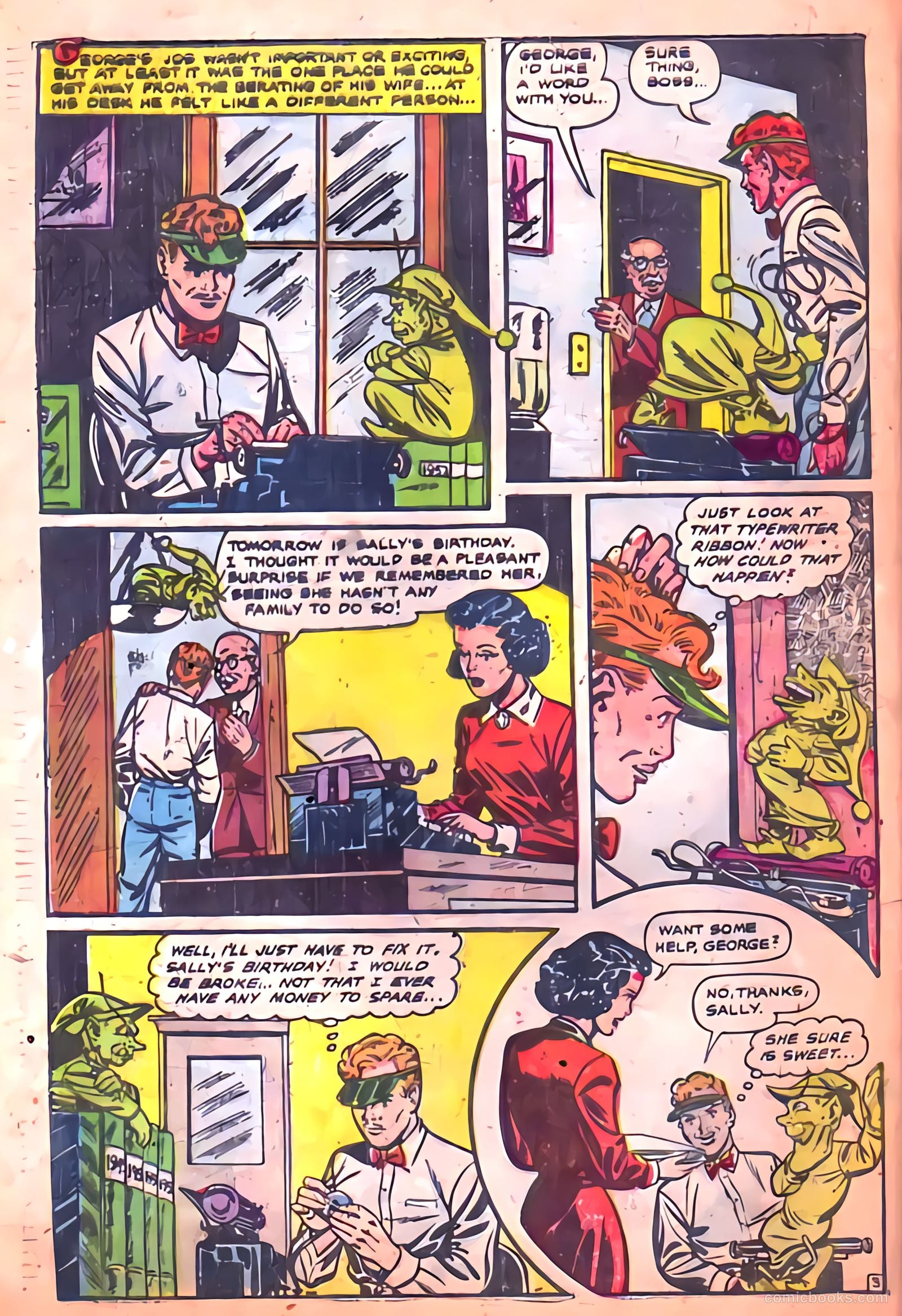 Strange Mysteries #19 (1954) — page 28 of 36