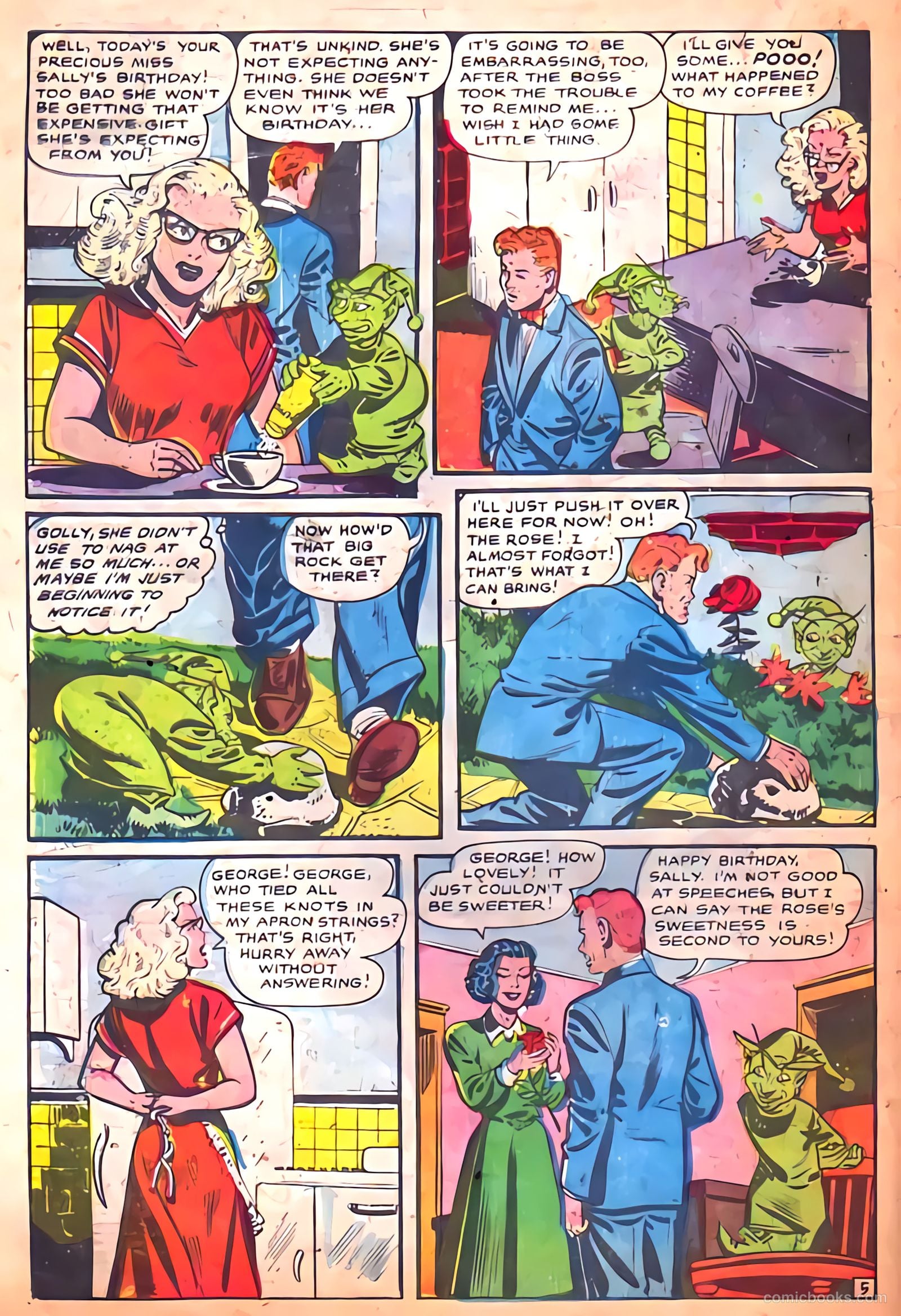 Strange Mysteries #19 (1954) — page 30 of 36